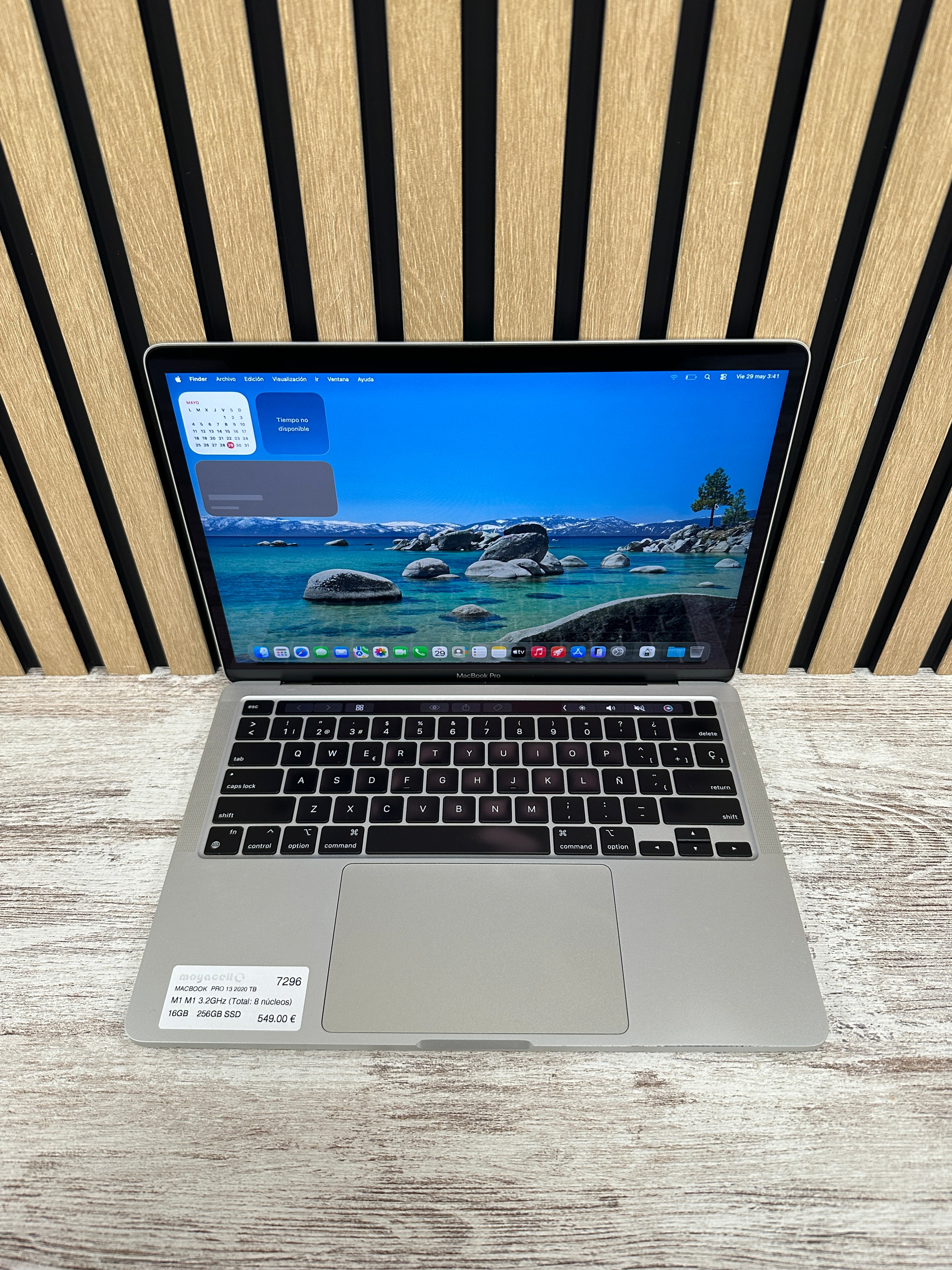 PRO 13 2020 TB M1 M1 3.2GHz (Total: 8 núcleos) 16GB 256GB SSD
