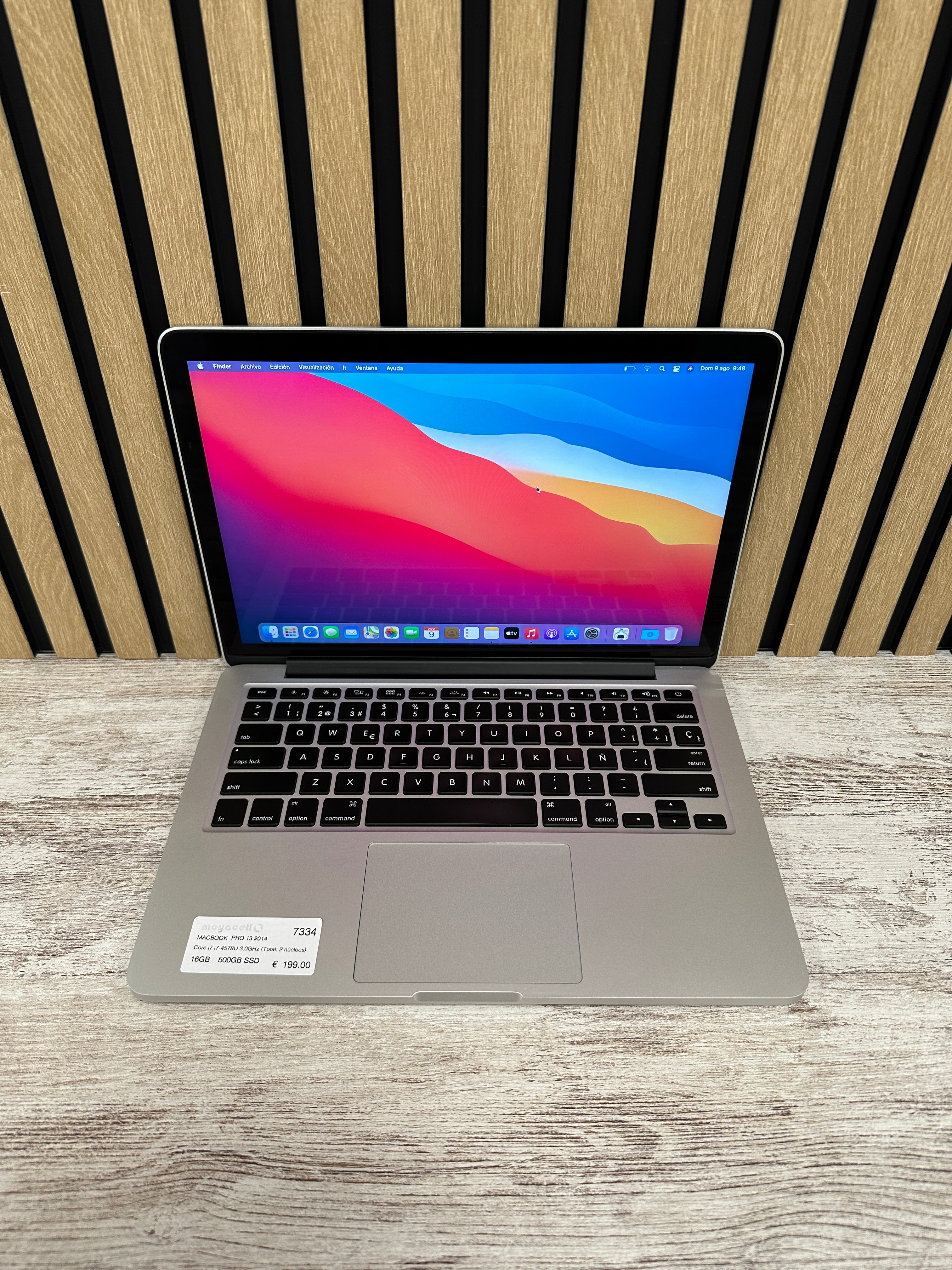 MacBook Pro 13" 2014 i7 16GB 500GB SSD - Moyacell