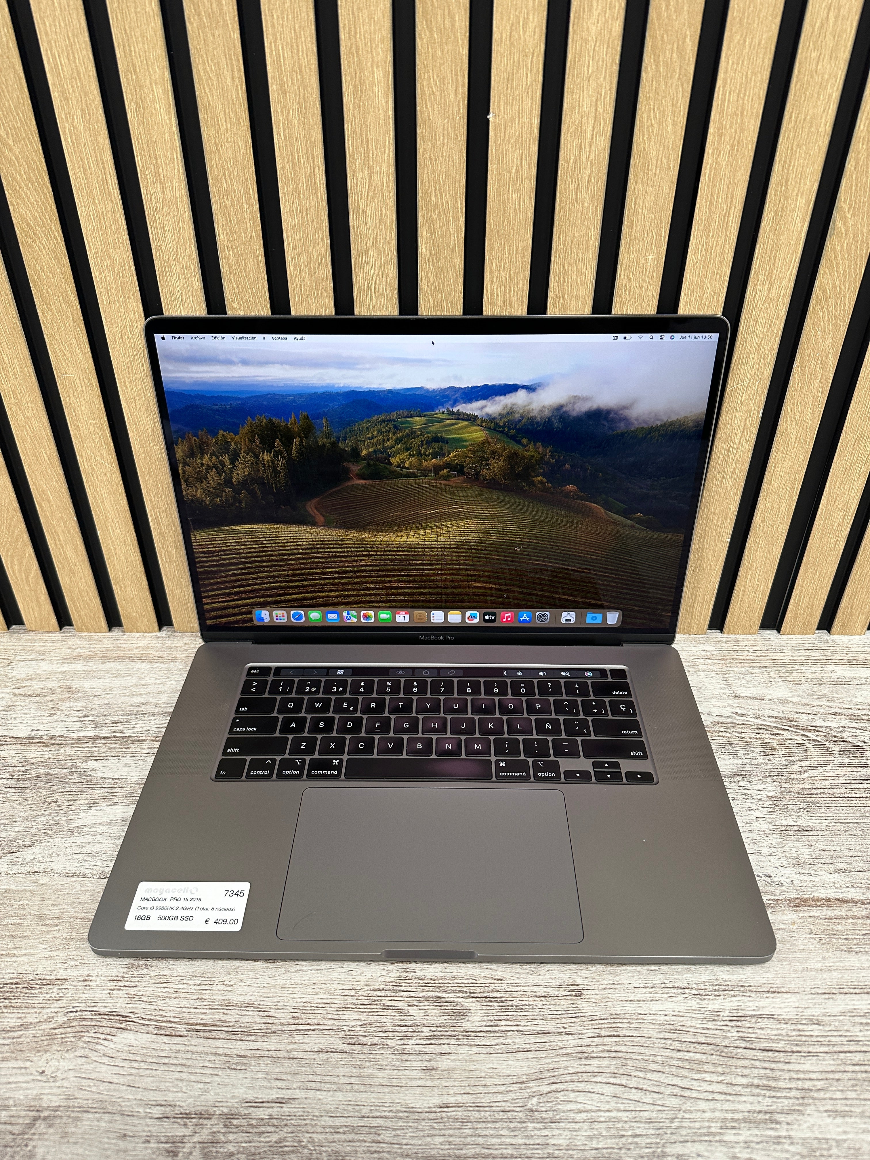 PRO 16 2019 Core i9 9980HK 2.4GHz (Total: 8 núcleos) 16GB 500GB SSD