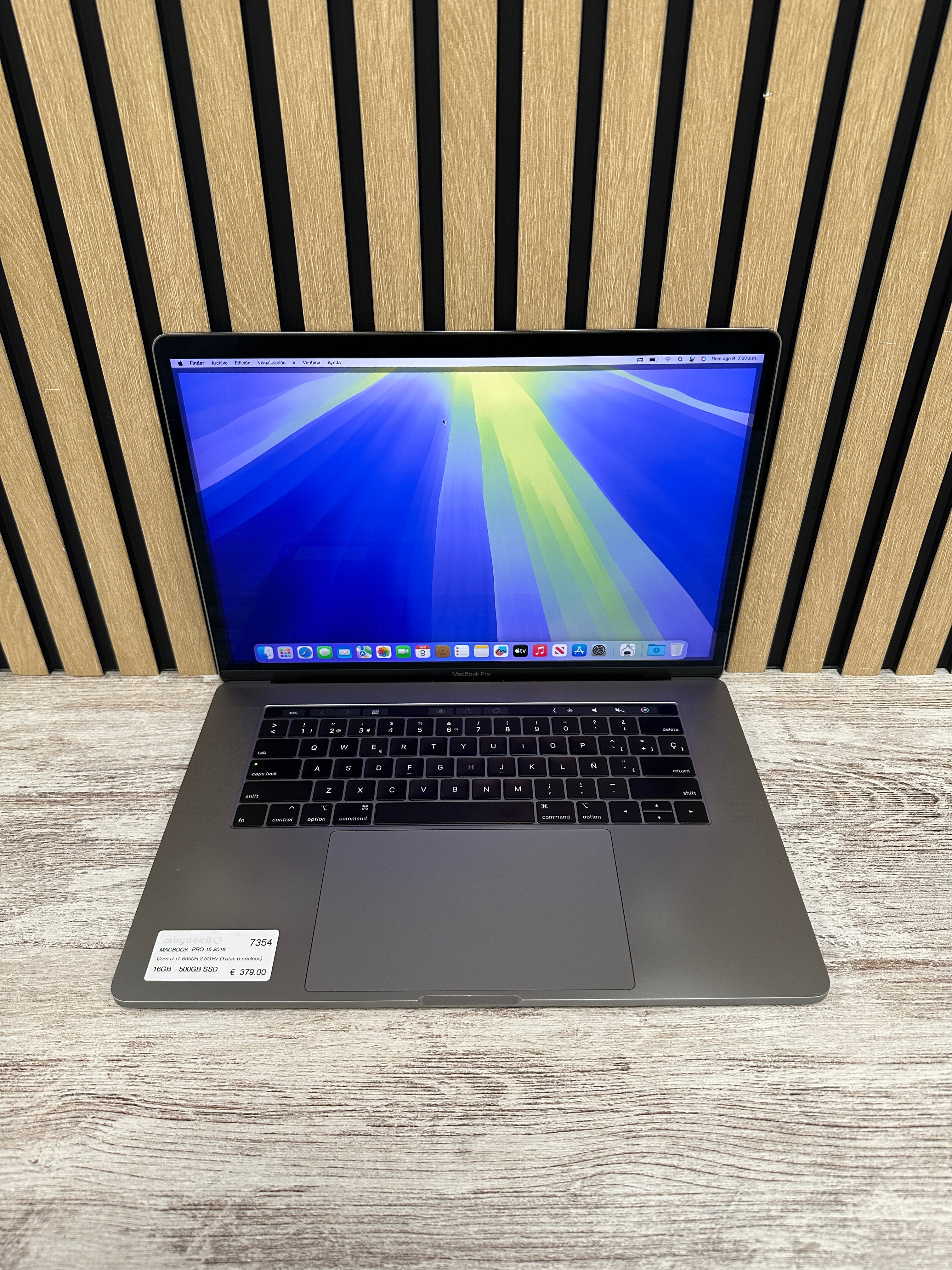 MacBook Pro 15" 2018 i7 16GB 500GB SSD - Moyacell