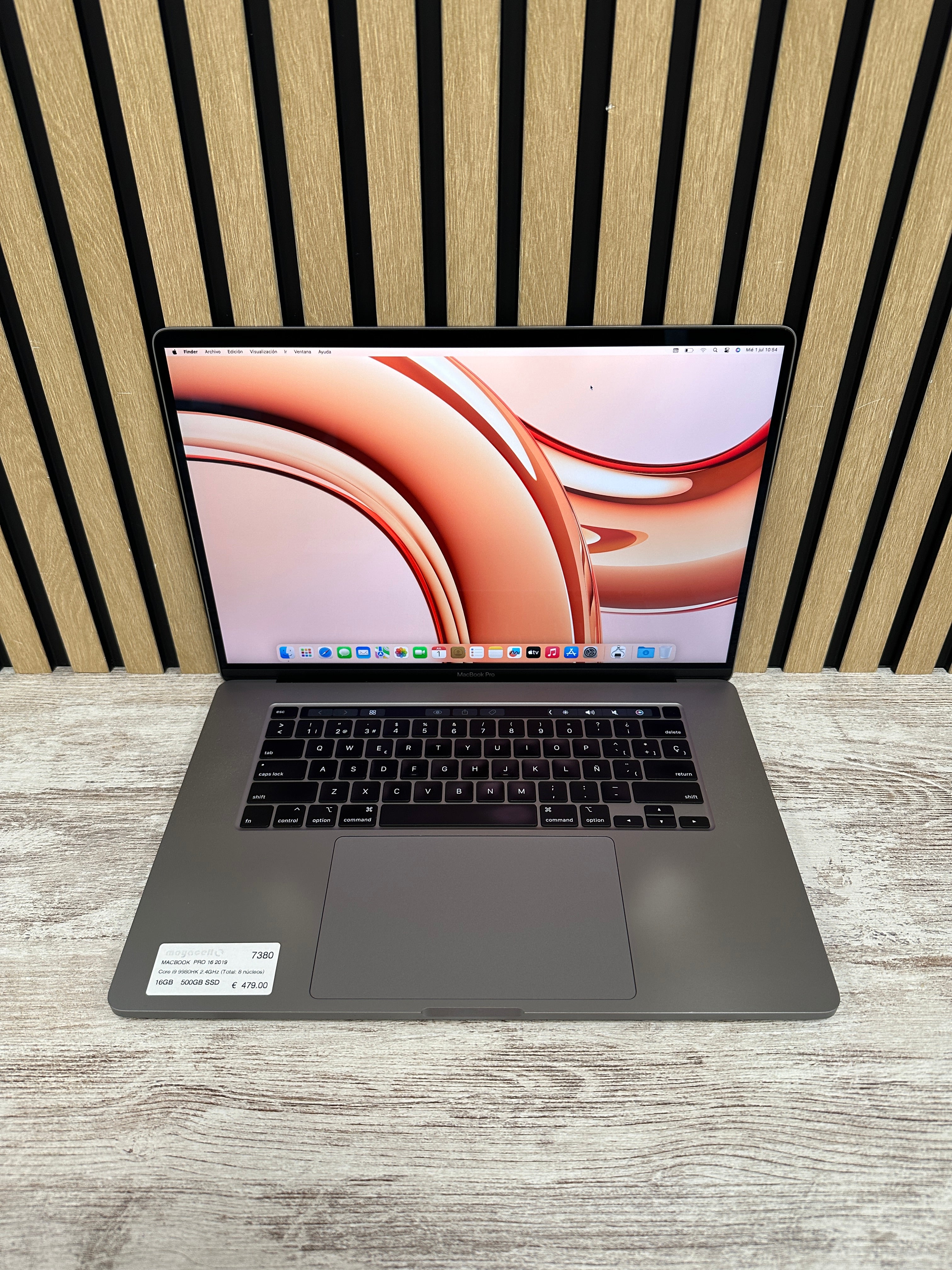 PRO 16 2019 Core i9 9980HK 2.4GHz (Total: 8 núcleos) 16GB 500GB SSD