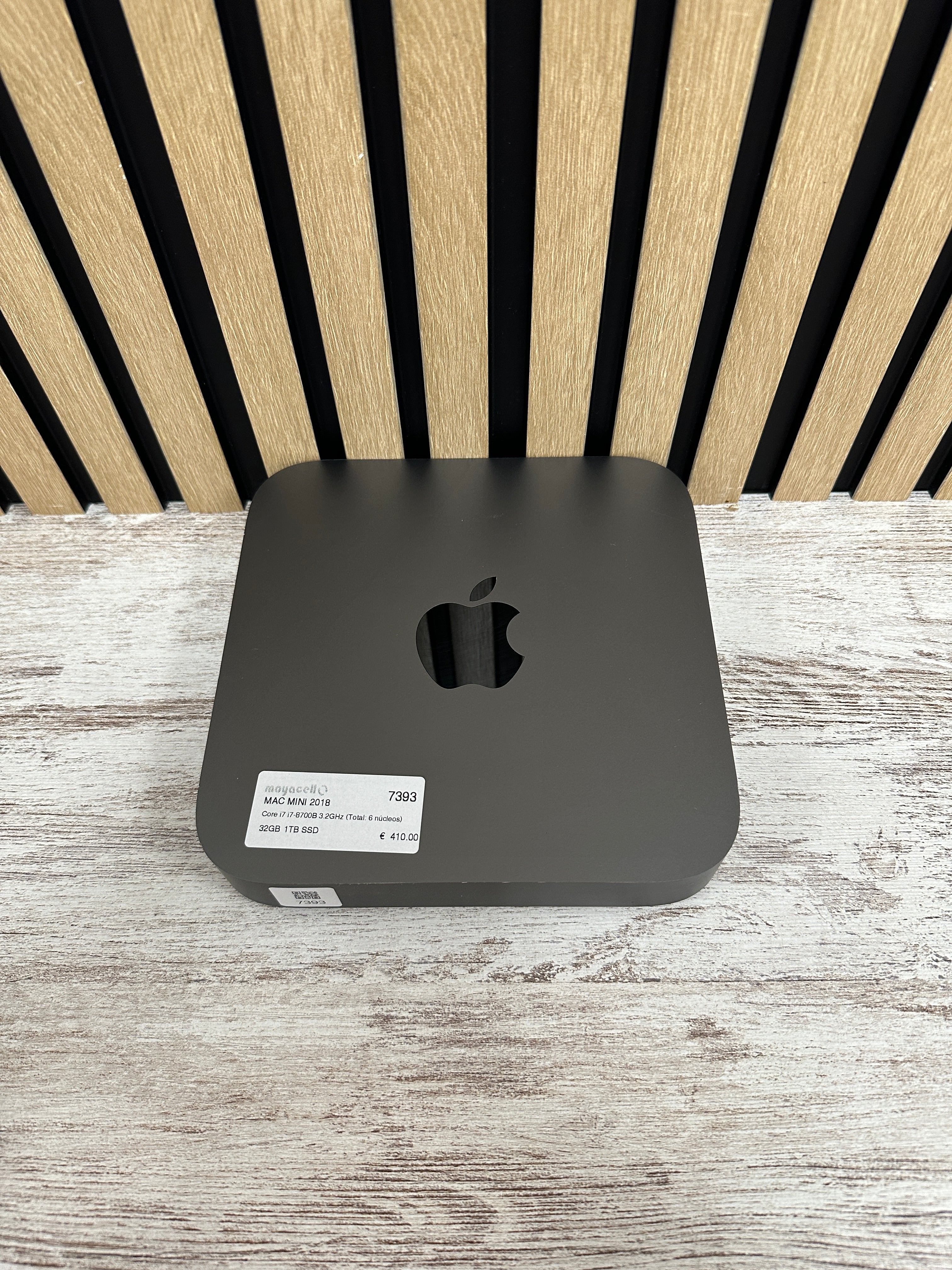 MAC MINI 2018 Core i7 i7-8700B 3.2GHz (Total: 6 núcleos) 32GB 1TB SSD