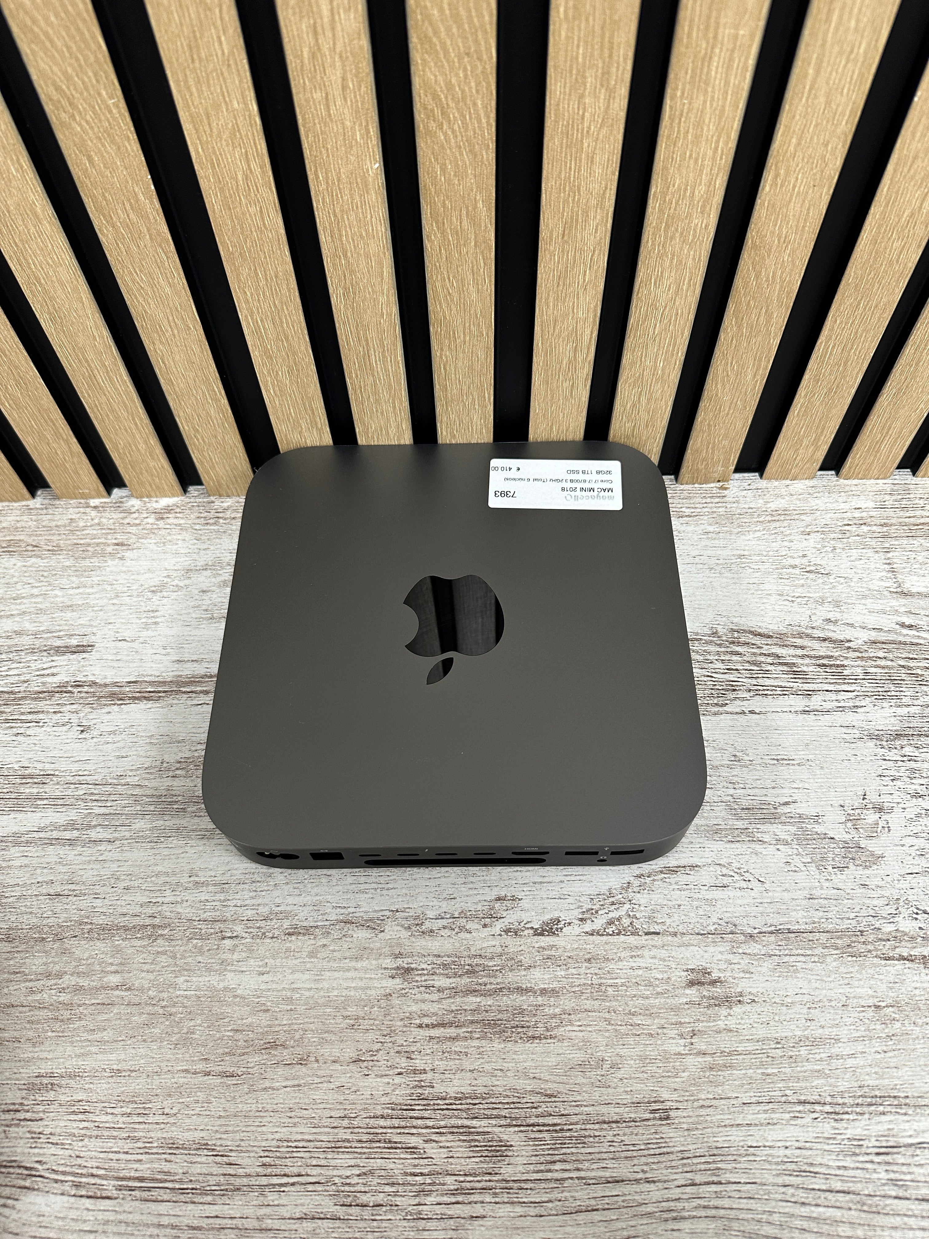 MAC MINI 2018 Core i7 i7-8700B 3.2GHz (Total: 6 núcleos) 32GB 1TB SSD