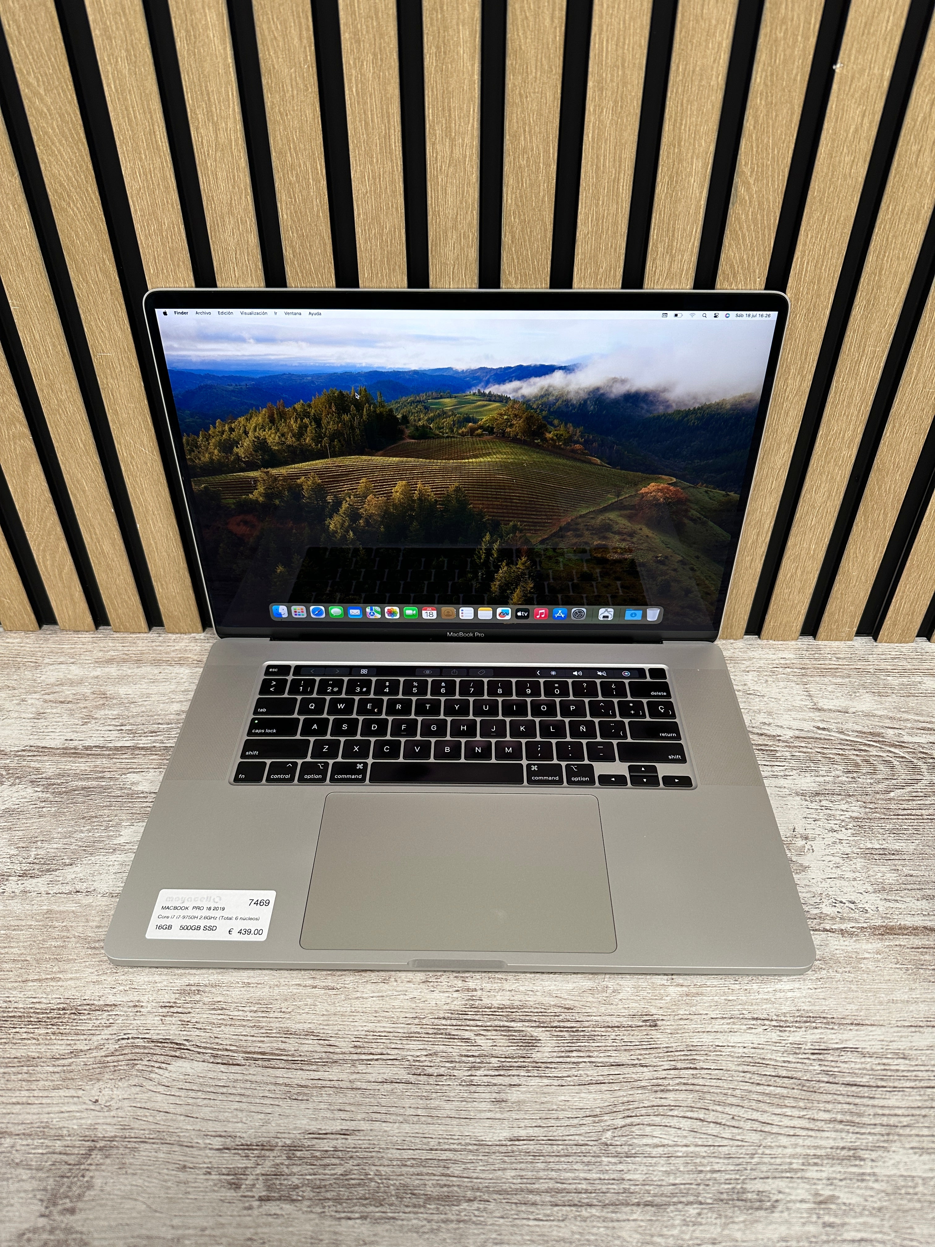 MacBook Pro 16 2019 Core i7 16GB 500GB SSD - Moyacell