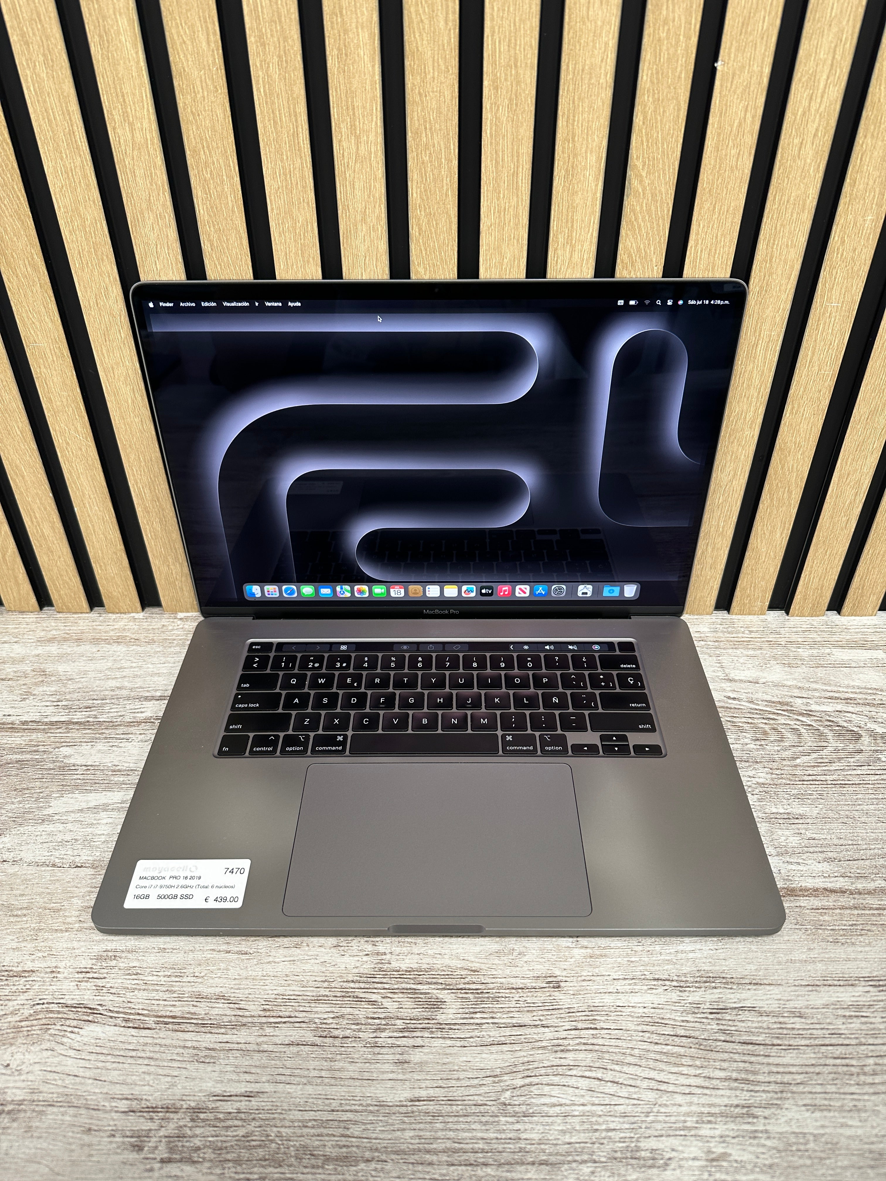 PRO 16 2019 i7 16GB 500GB SSD 16" - Moyacell