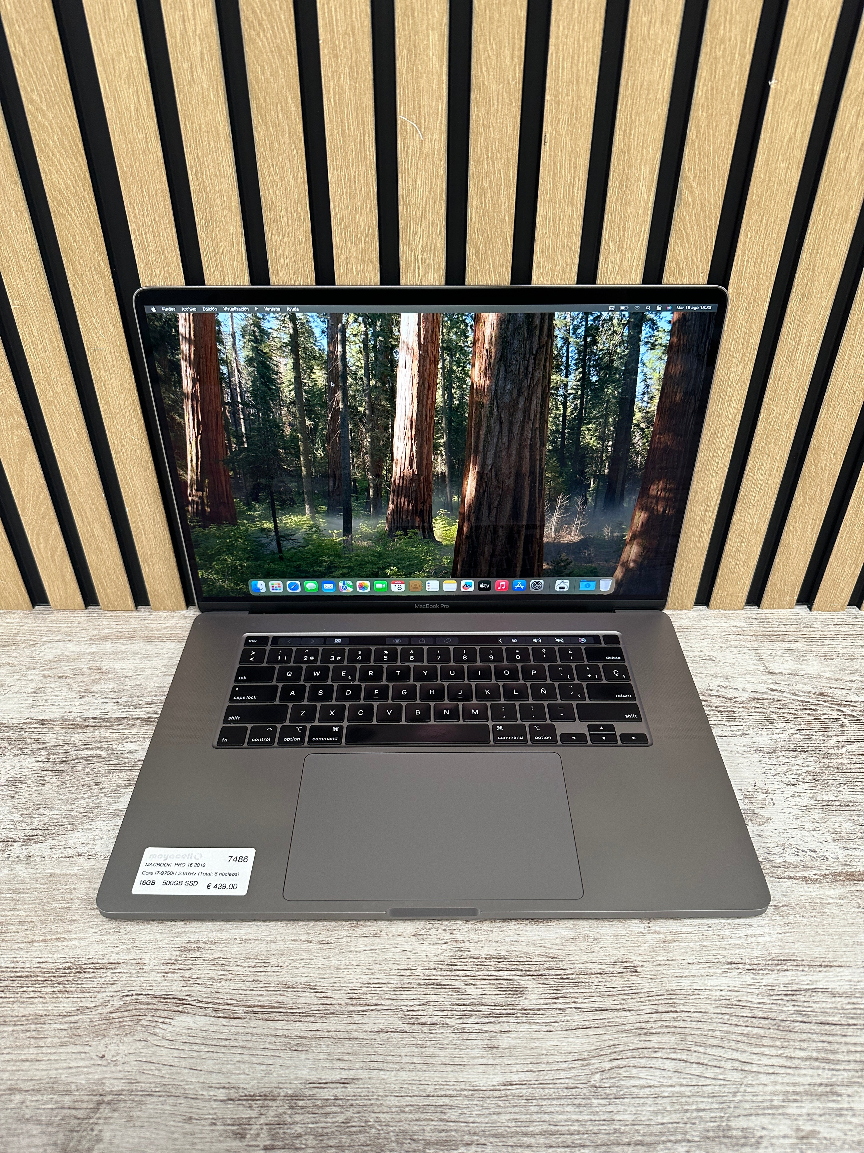 MacBook Pro 16" 2019 i7 16GB 500GB SSD - Moyacell