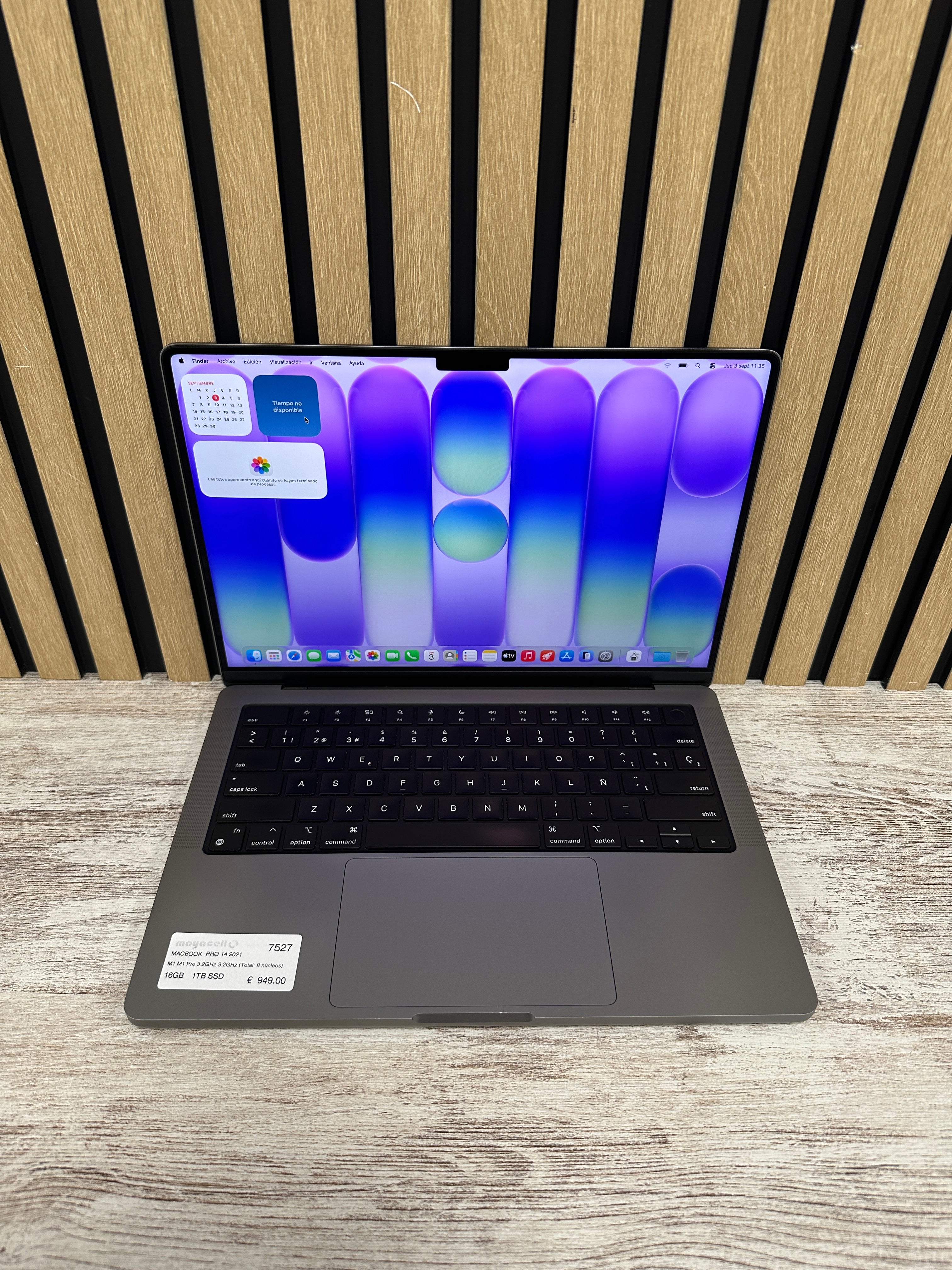 MacBook Pro 14" 2021 M1 16GB 1TB SSD - Moyacell