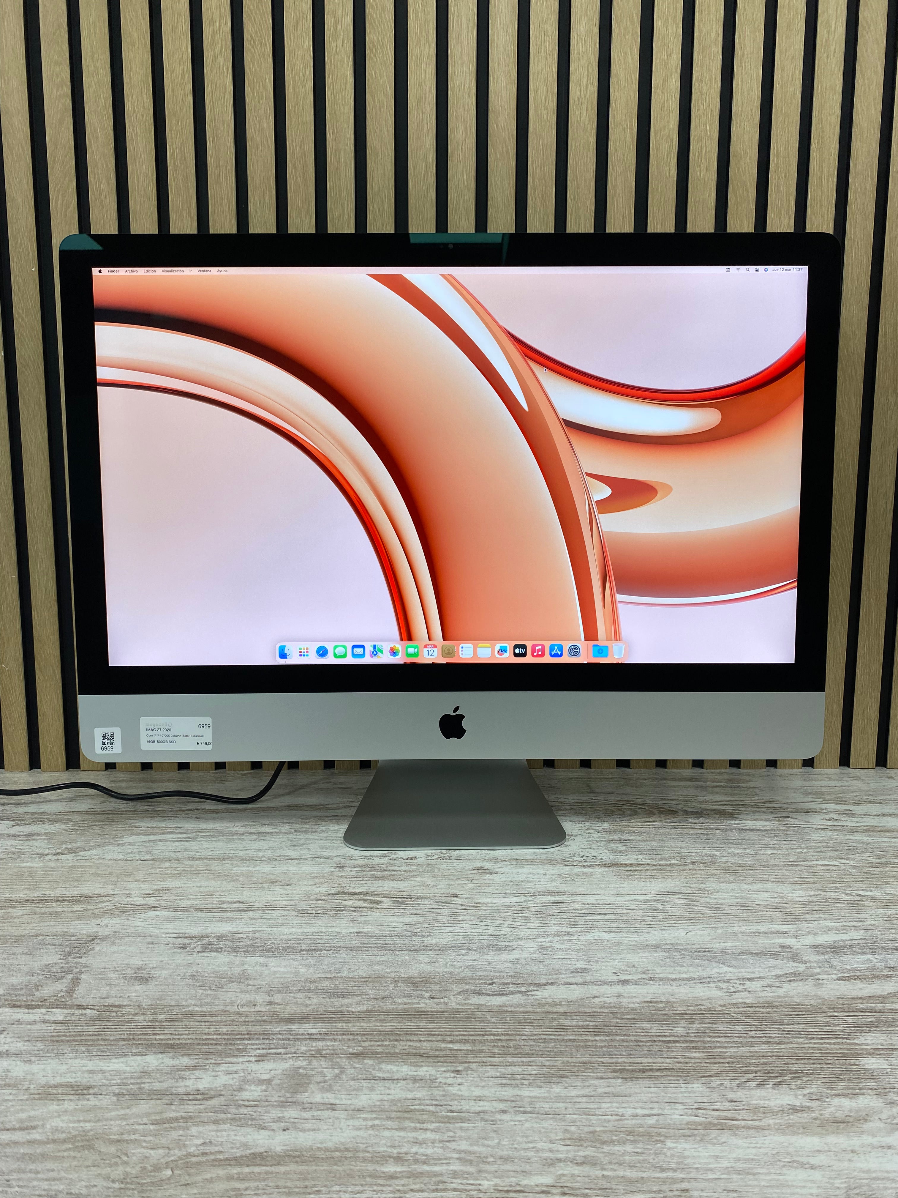 iMac 27" 2020 i7 16gb 500gb SSD