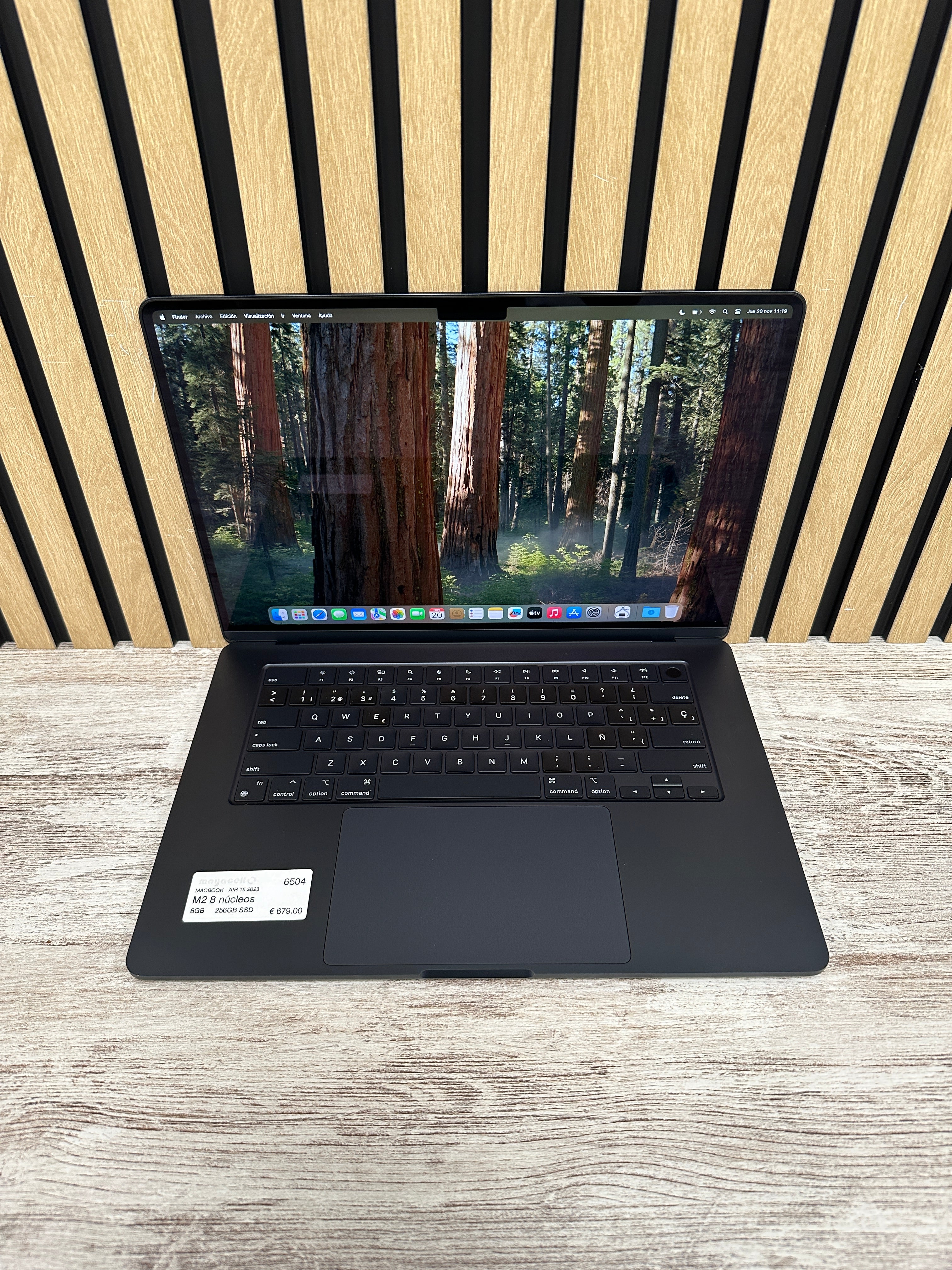 MacBook Air 15" 2023 M2 8gb 256gb SSD