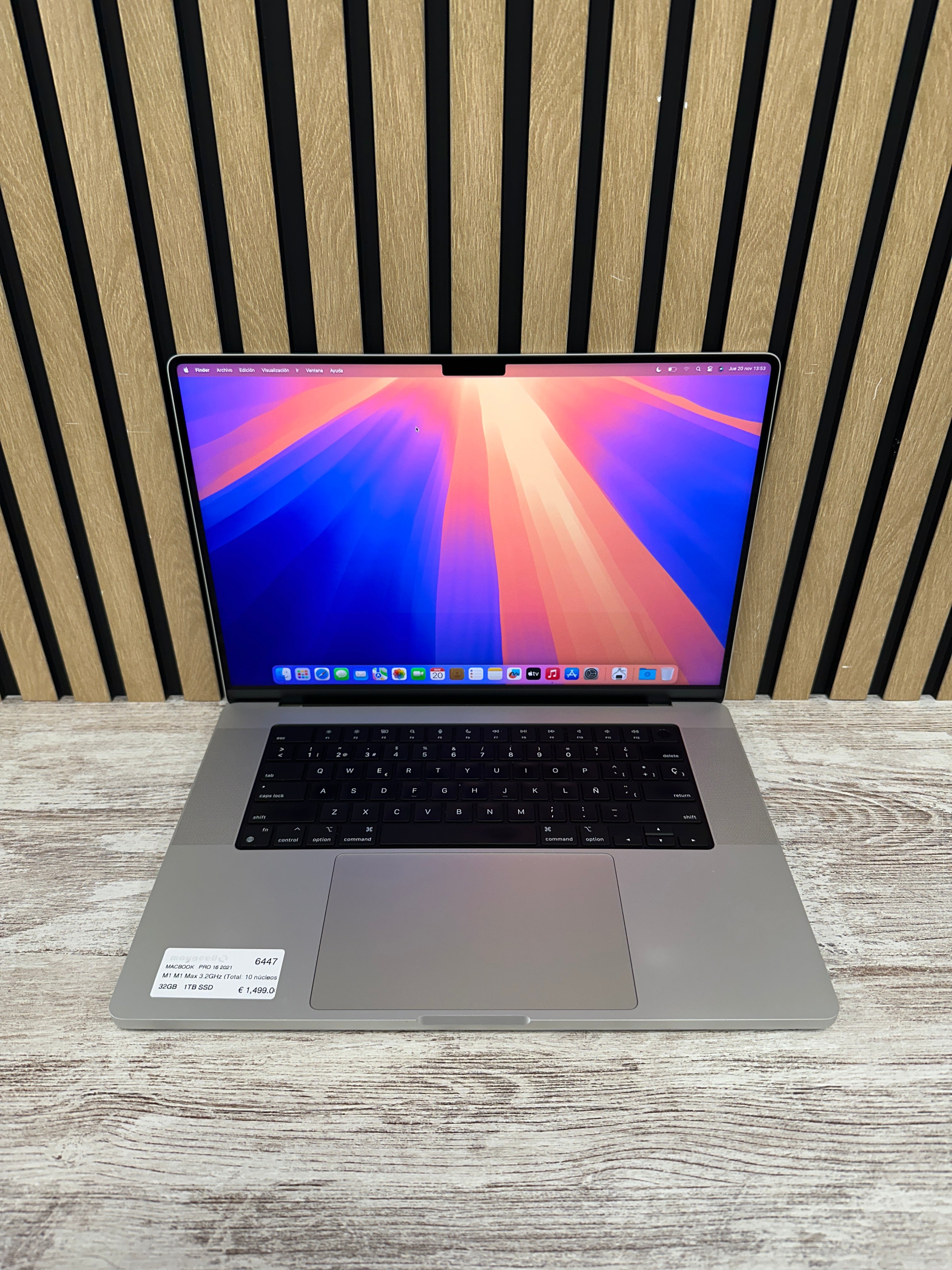 MacBook Pro 16" 2021 M1 MAX 32gb 1tb SSD