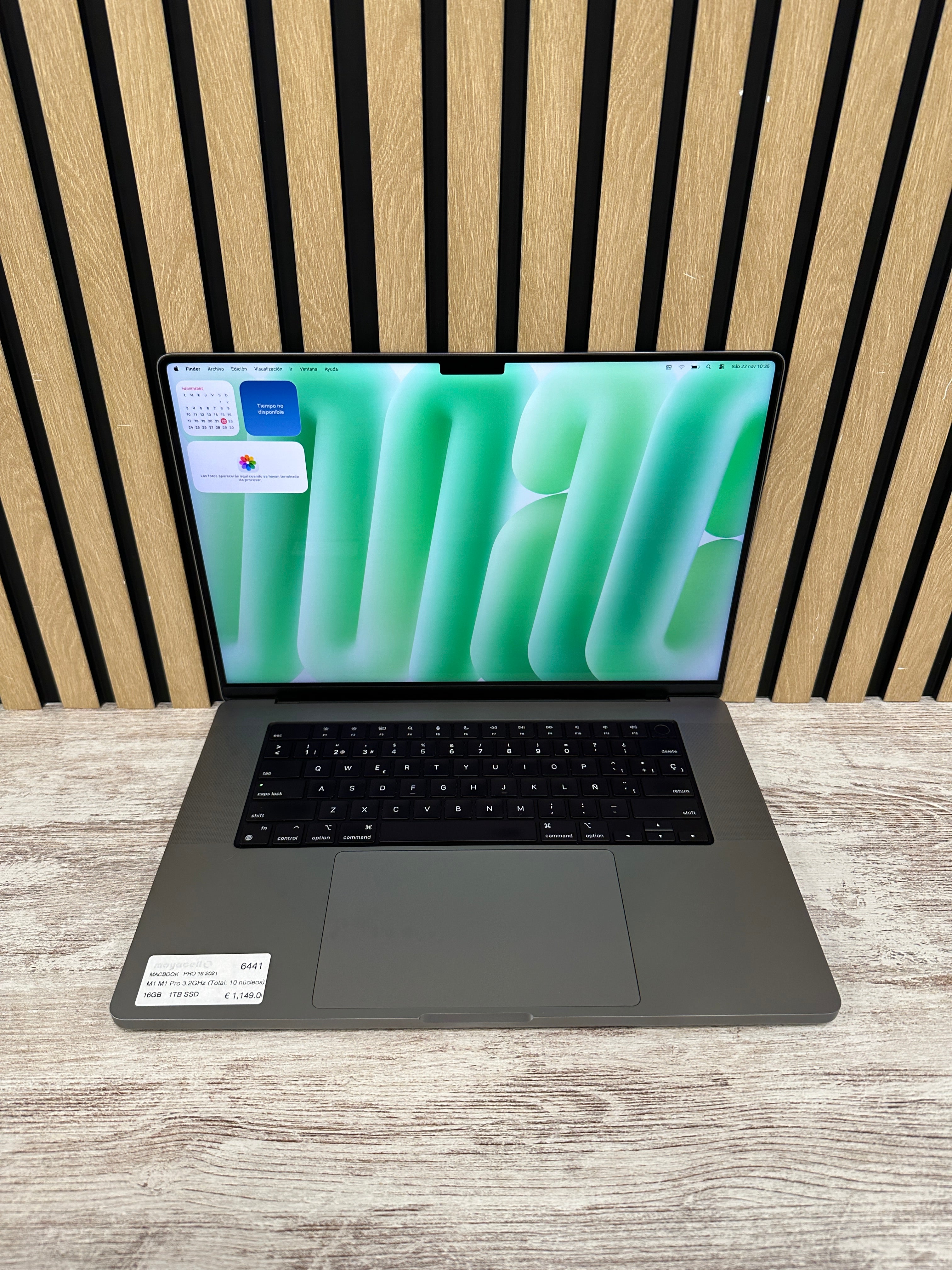 MacBook Pro 16" 2021 M1 PRO 16gb 1tb SSD