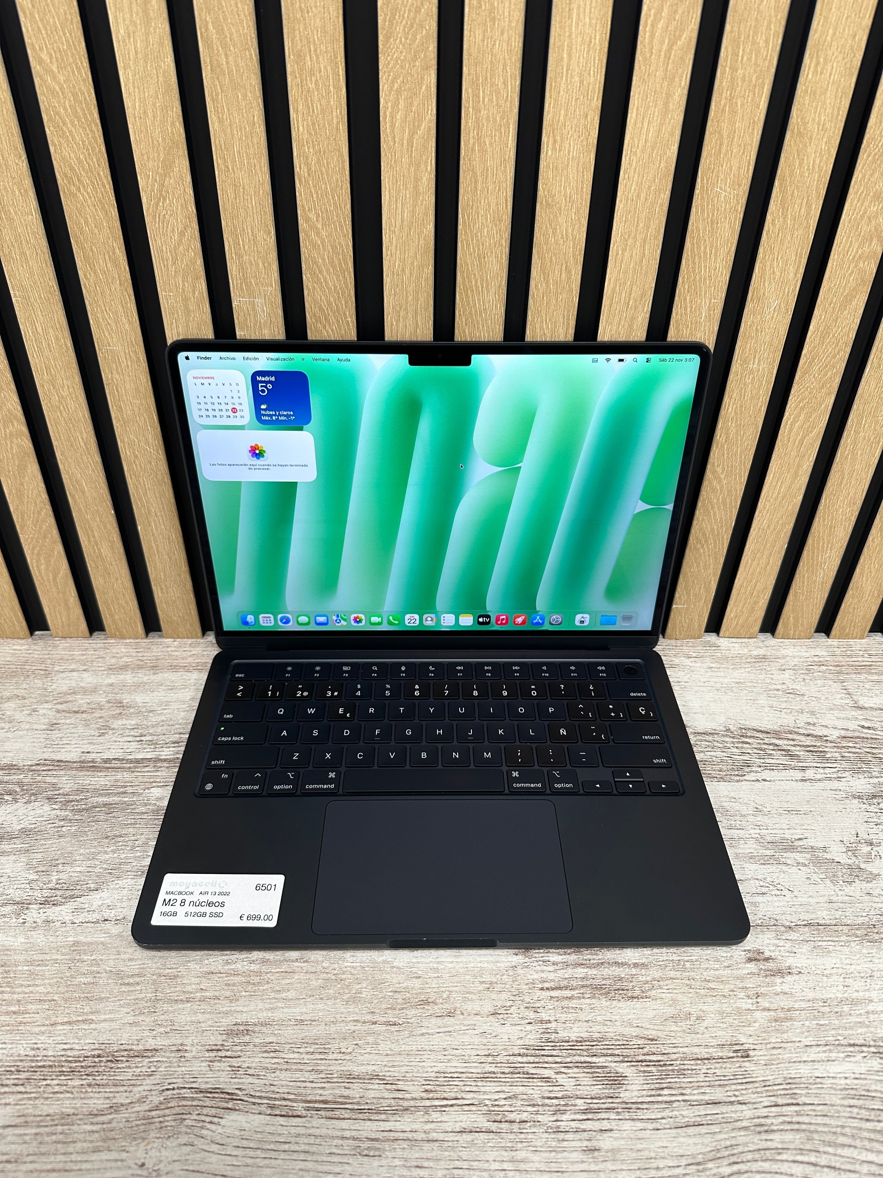 MacBook Air 13" 2022 M2 16gb 512gb SSD