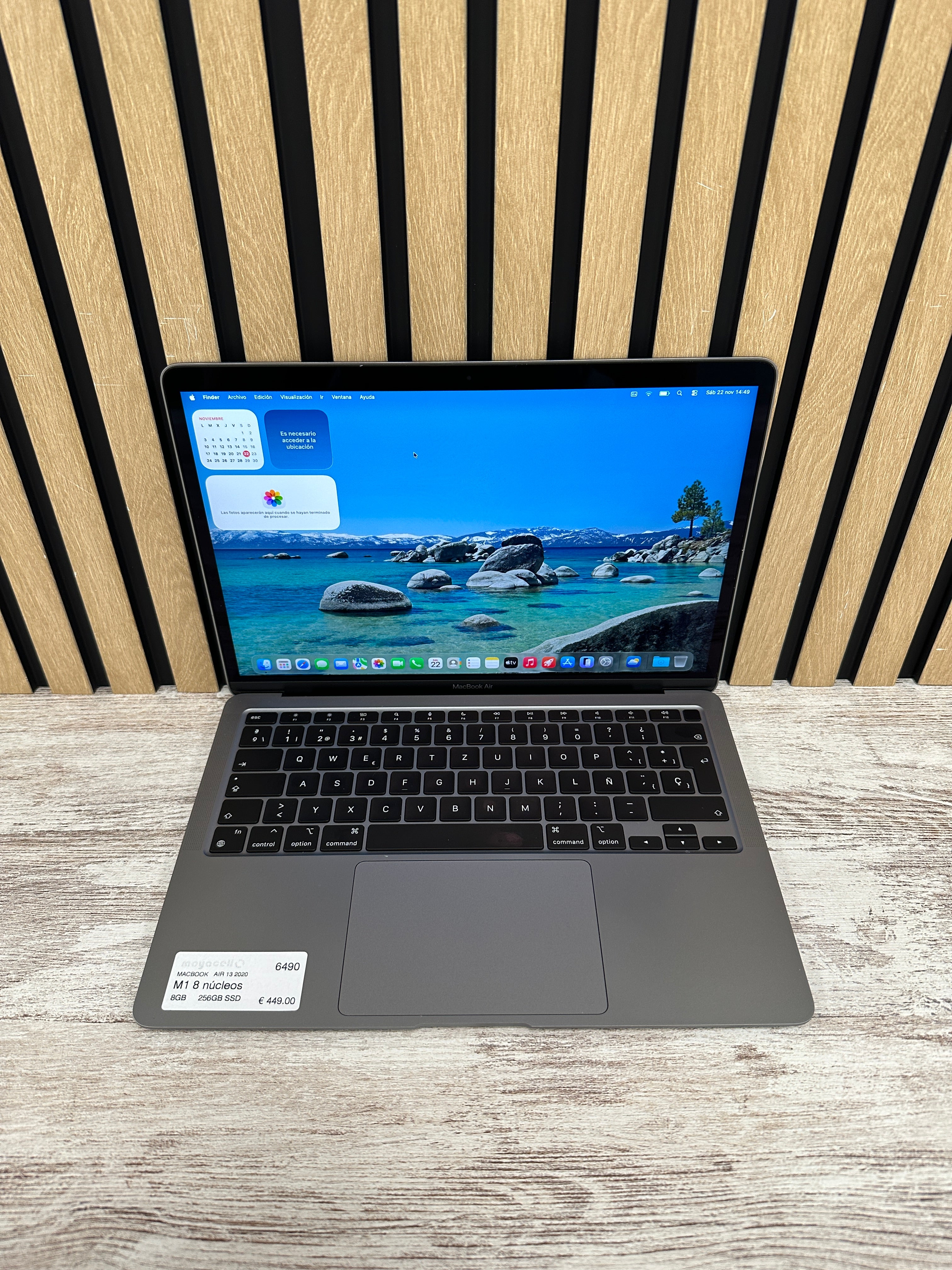 MacBook Air 13" 2020 M1 8gb 256gb SSD