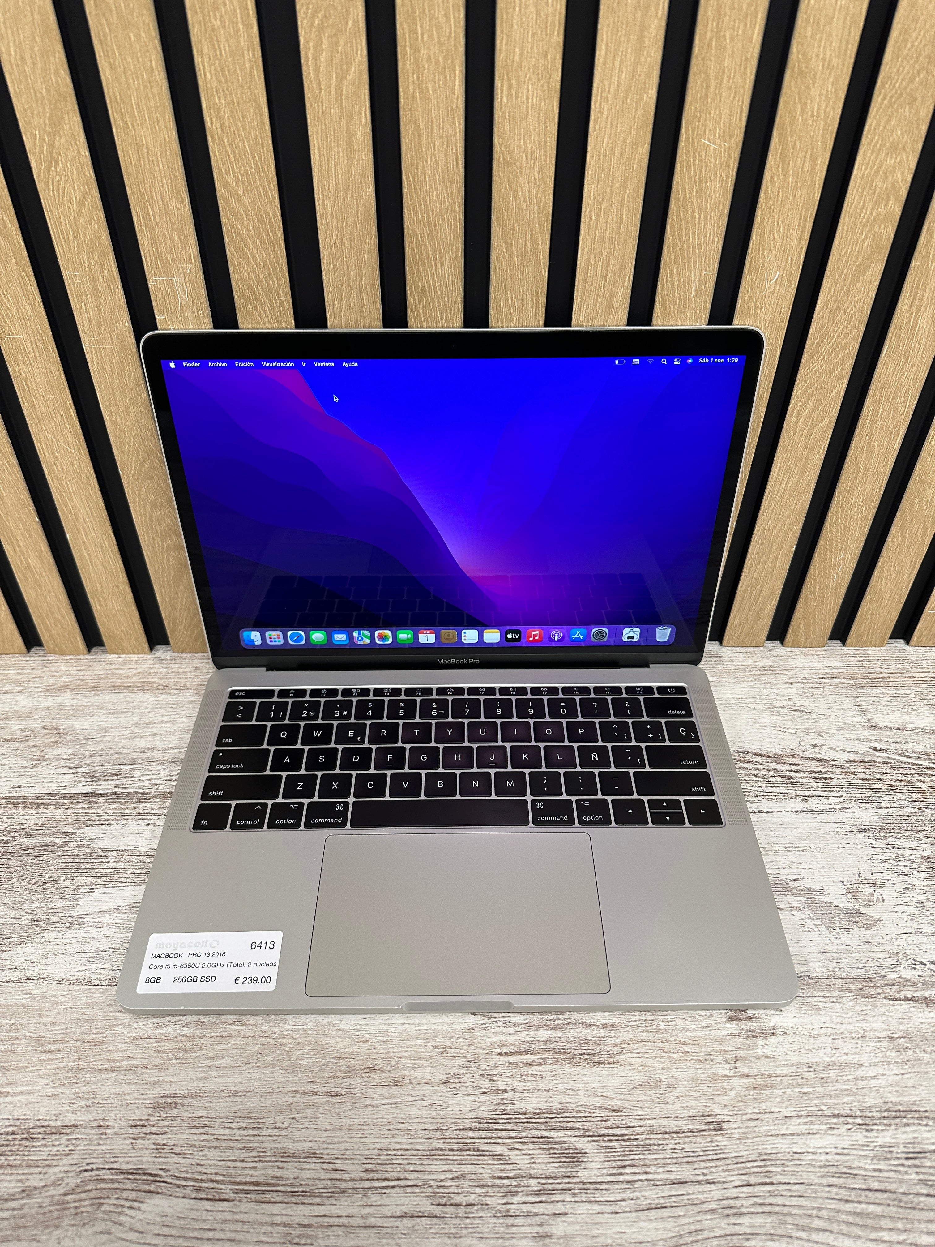 MacBook Pro 13" 2016 i5 8gb 256gb SSD