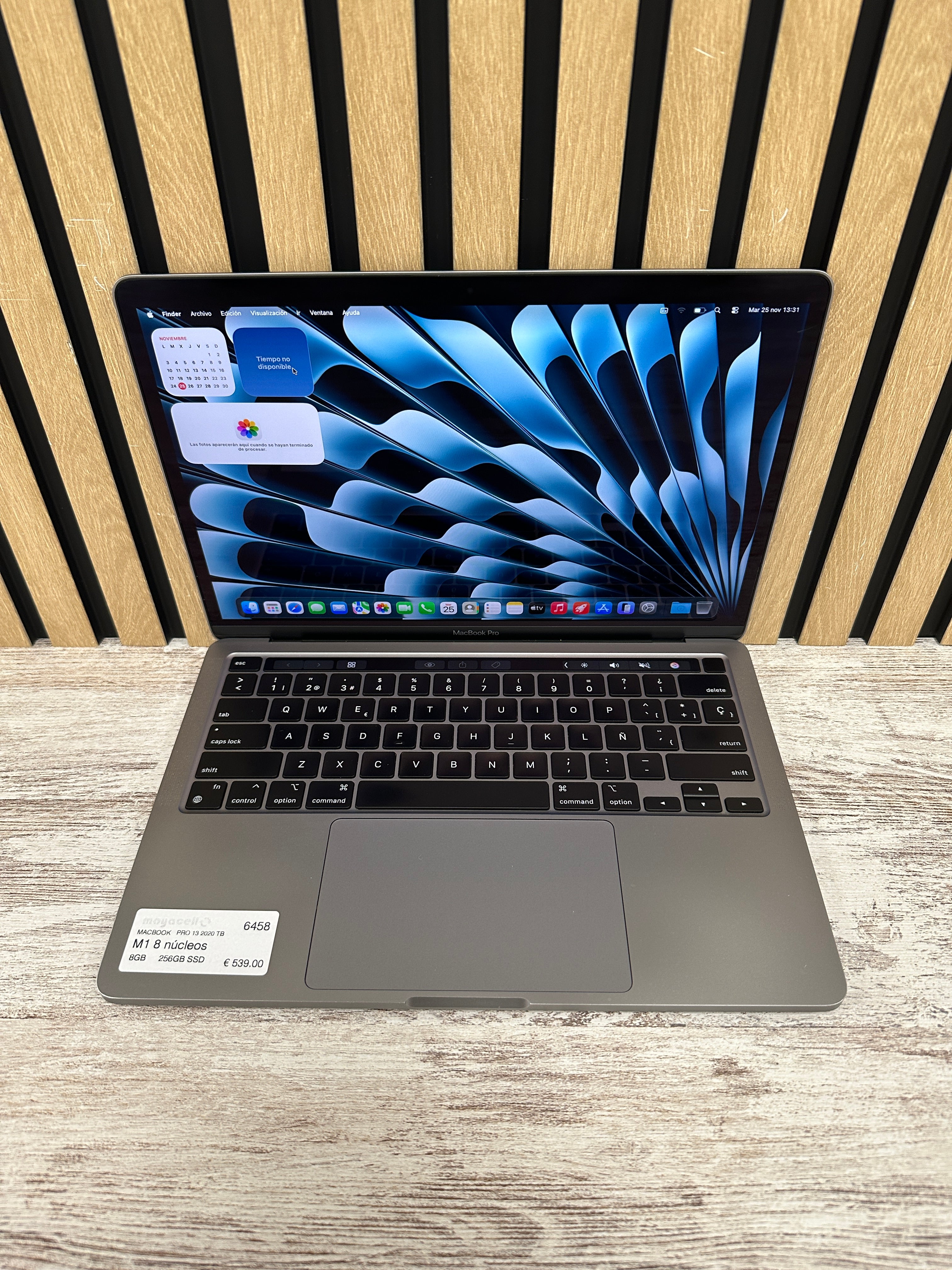 MacBook Pro 13" 2020 TB M1 8gb 256gb SSD