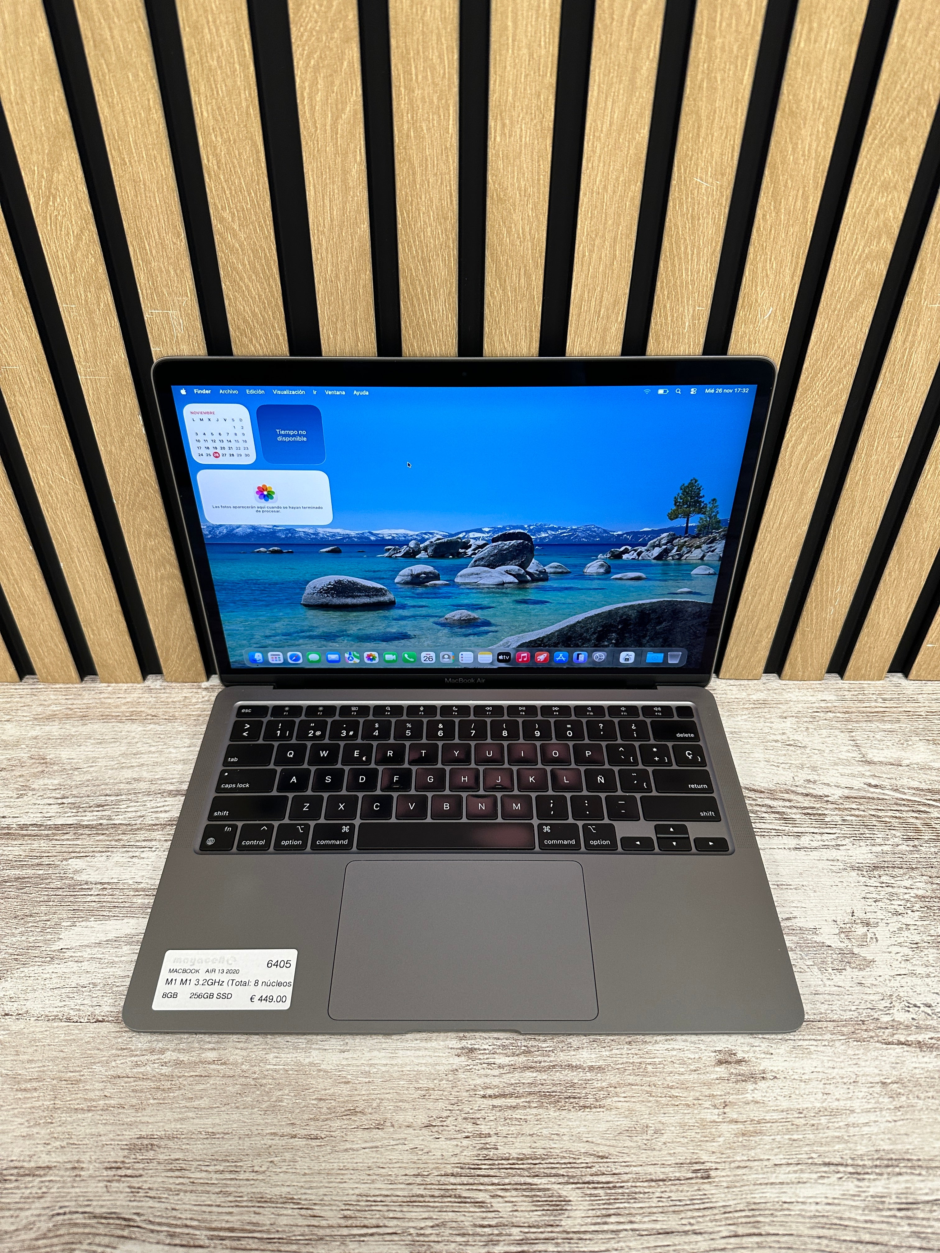 MacBook Air 13" 2020 M1 8gb 256gb SSD
