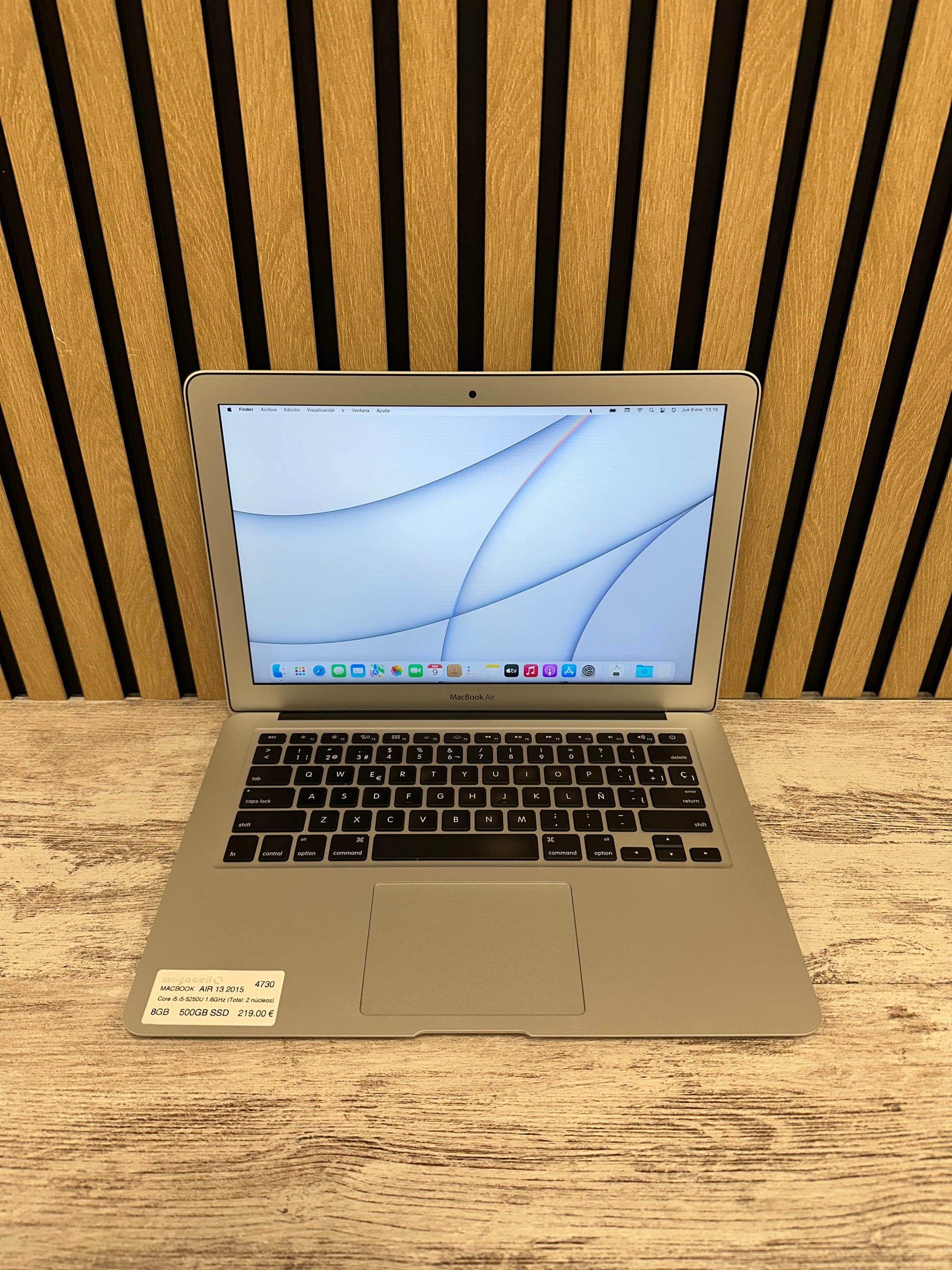 MacBook Air 13" 2015 i5 8gb 500gb SSD