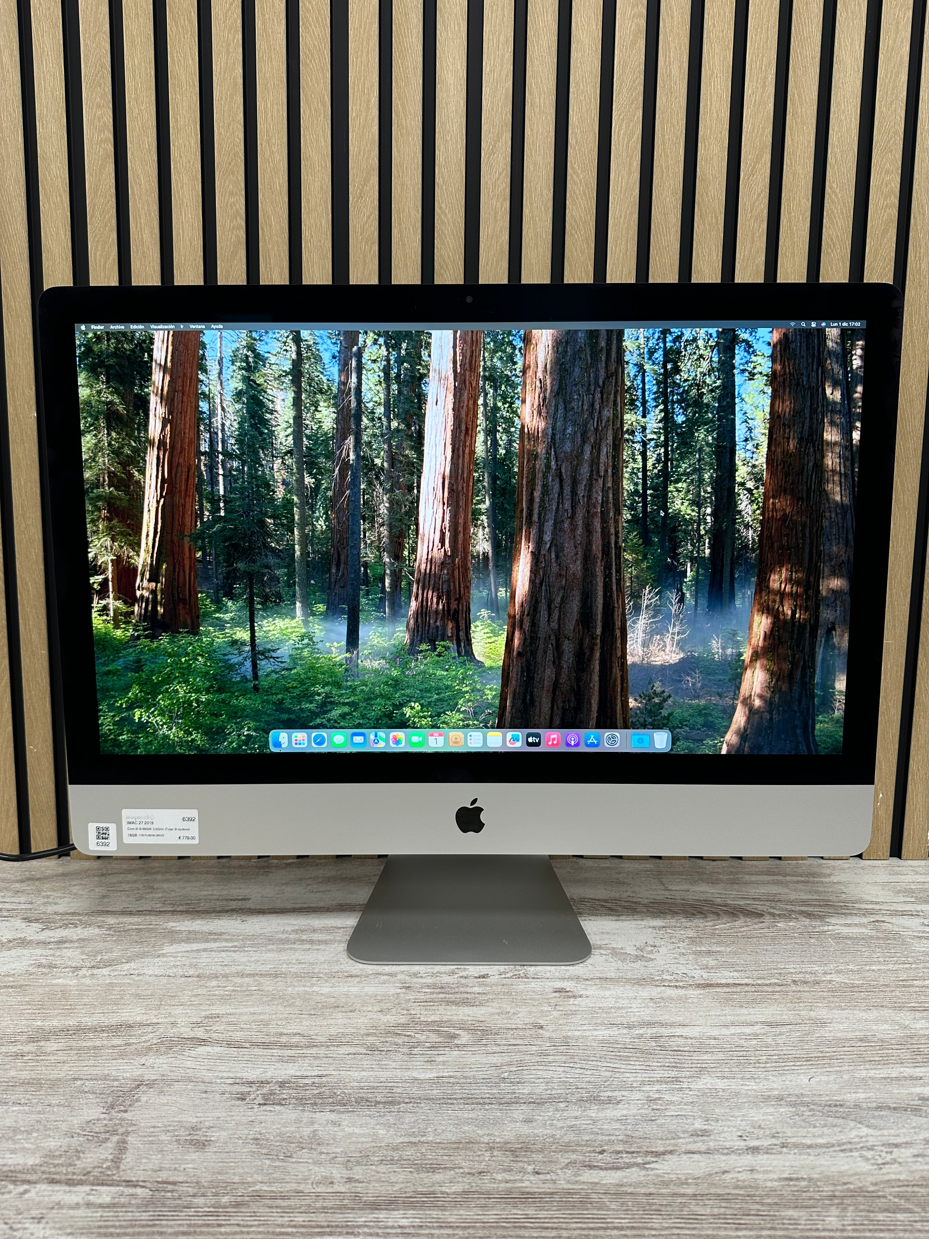 iMac 27" 2019 i9 16gb 1tb Fusion Drive