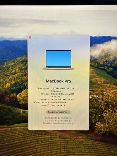 MacBook Pro 16" 2019 i7 16gb 512gb SSD - Moyacell