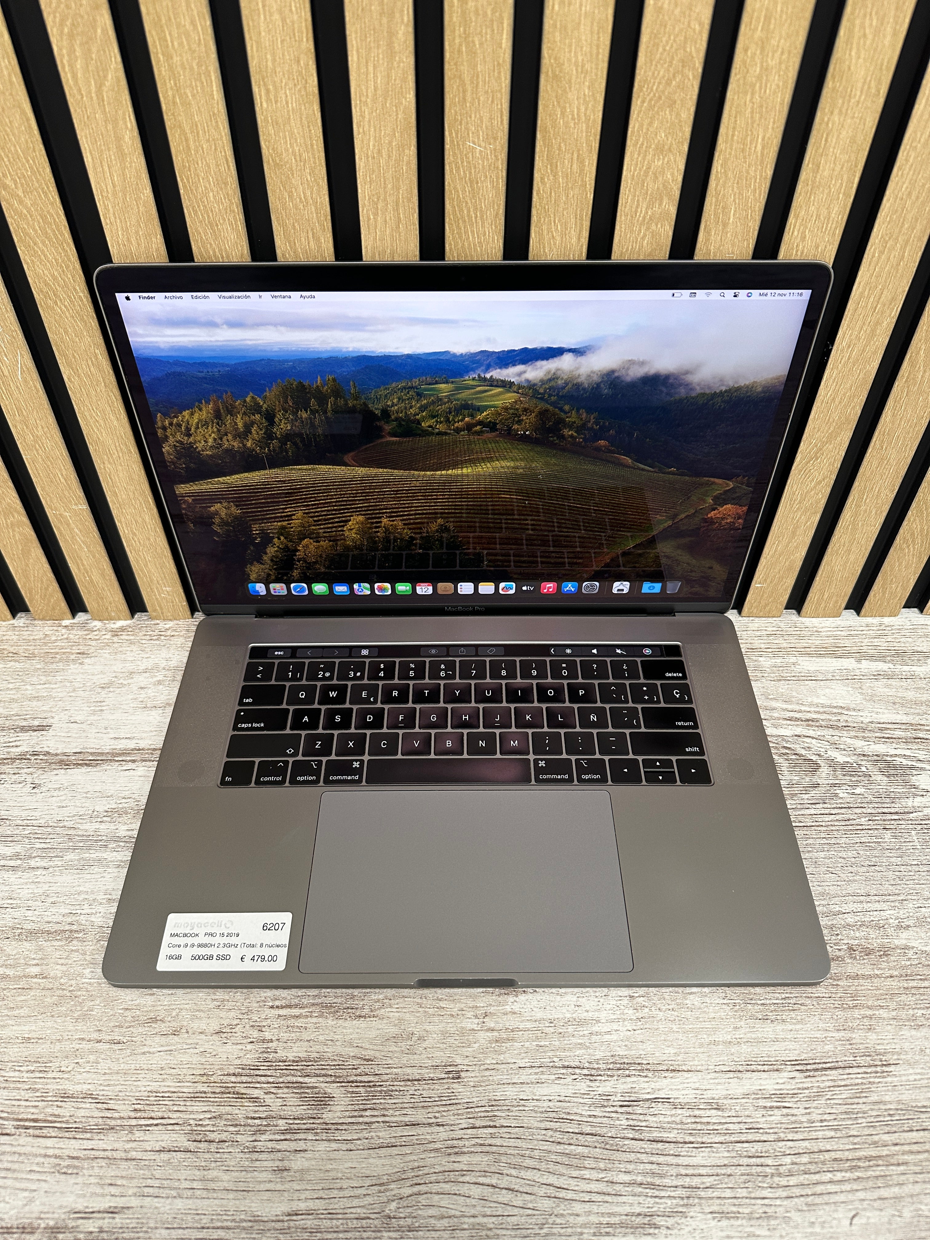 MacBook Pro 15" 2019 i9 16gb 500gb SSD