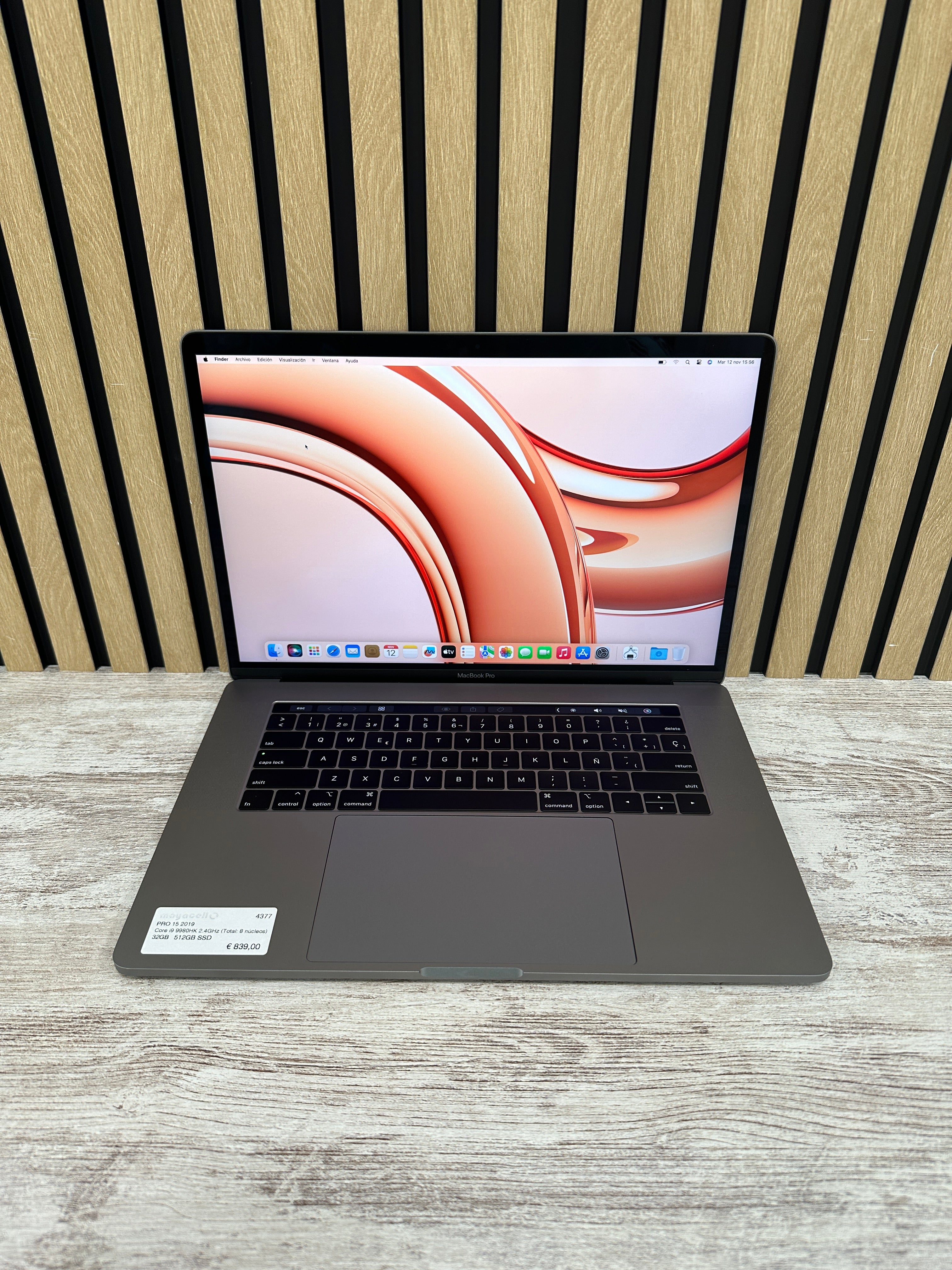 MacBook Pro 15" 2019 i9 32gb 512gb SSD