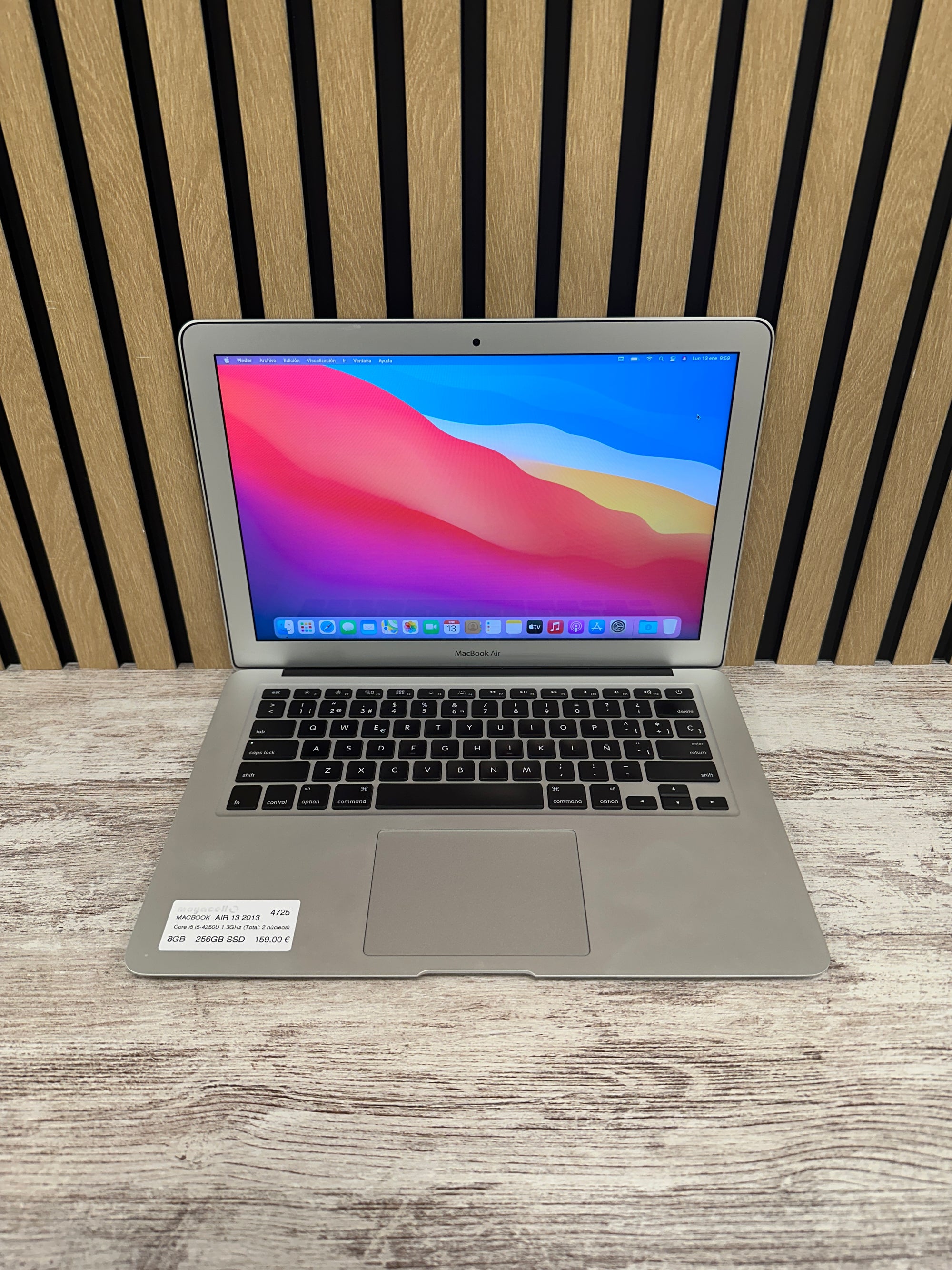 MacBook Air 13" 2013 i5 8gb 256gb SSD