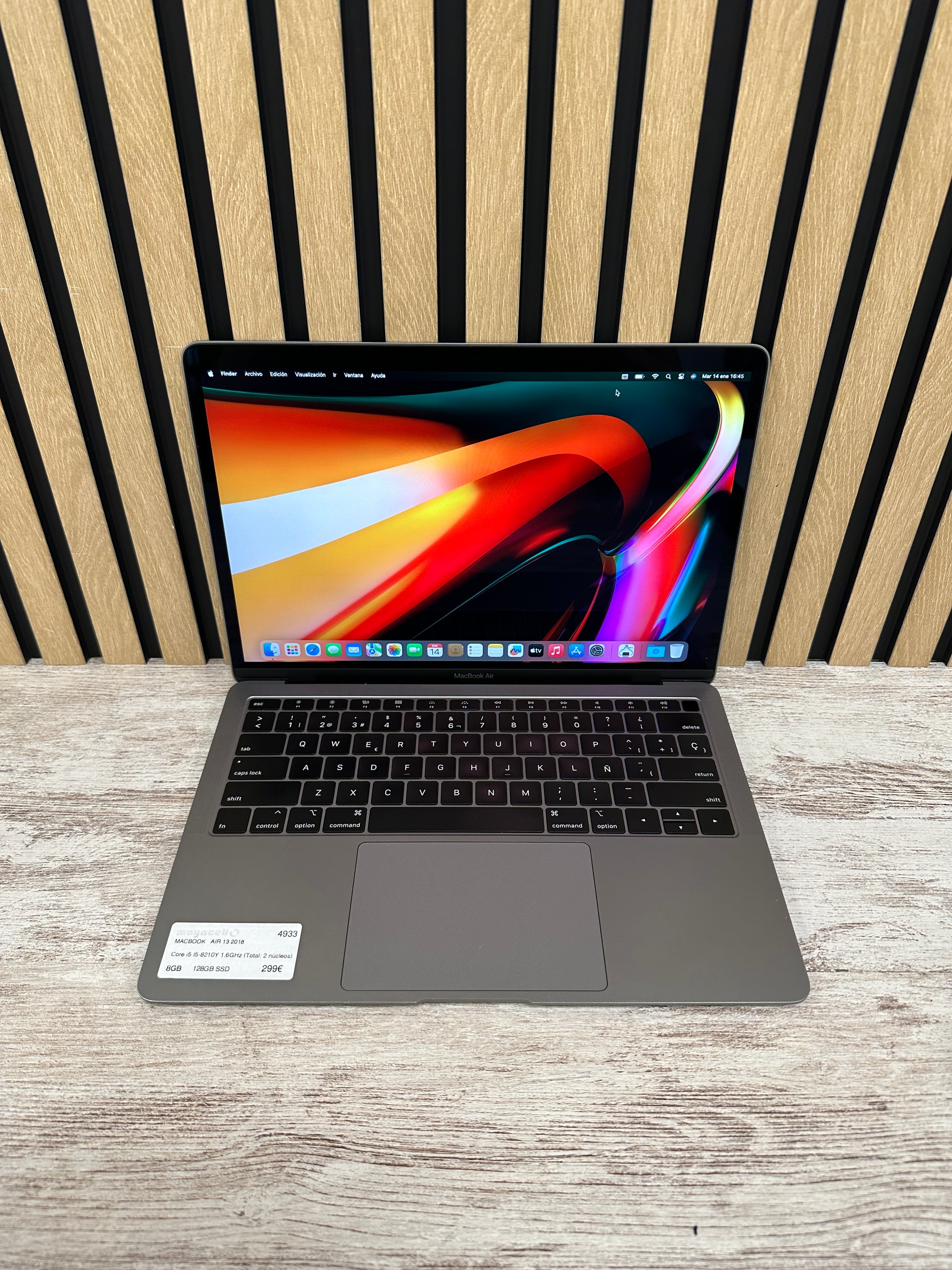 MacBook Air 13" 2018 i5 8gb 128gb SSD