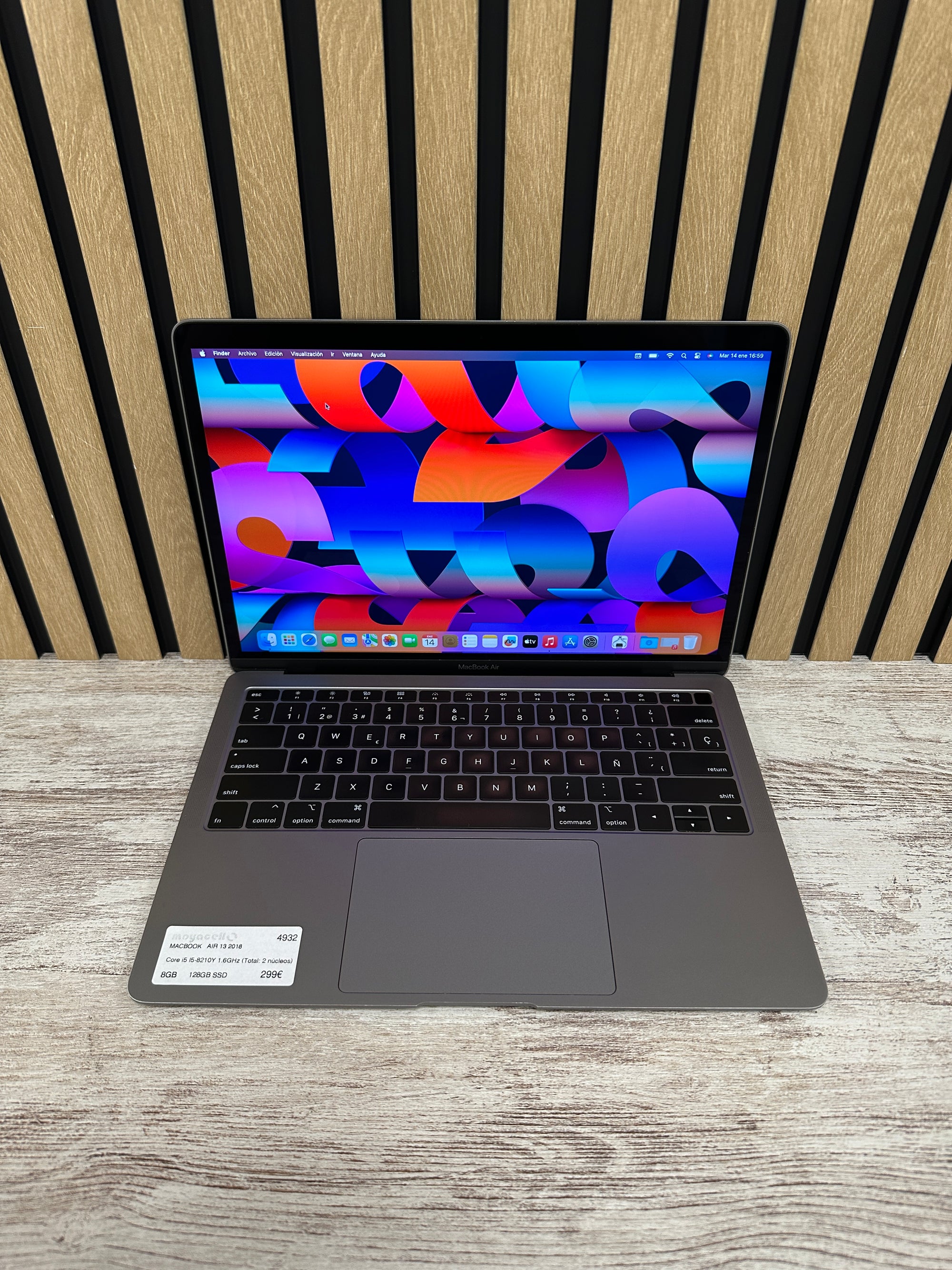 MacBook Air 13" 2018 i5 8gb 128gb SSD