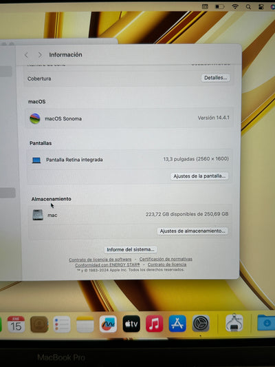 MacBook Pro 13" 2019 TB i5 16gb 256gb SSD