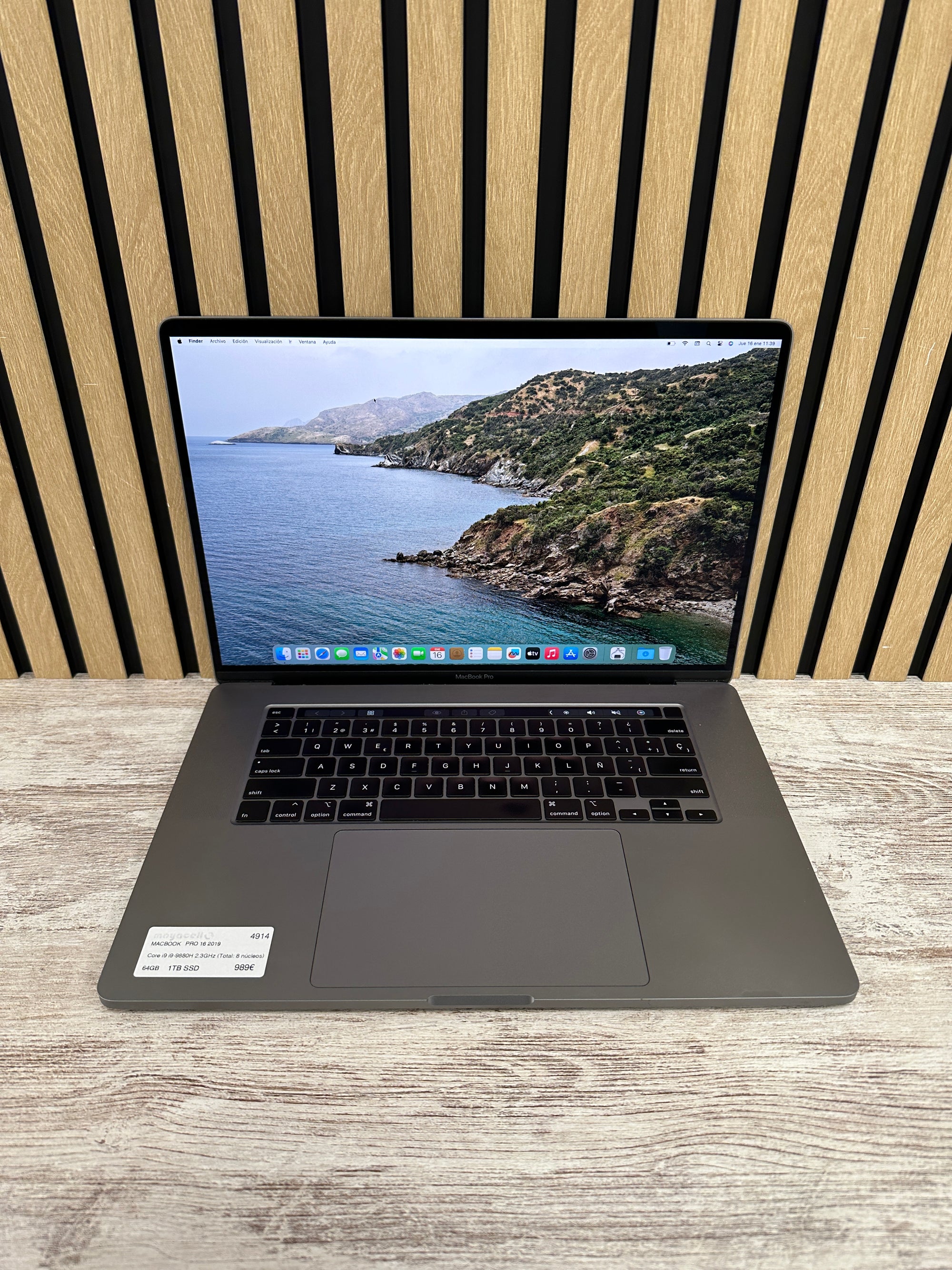 MacBook Pro 16" 2019 i9 64gb 1tb SSD