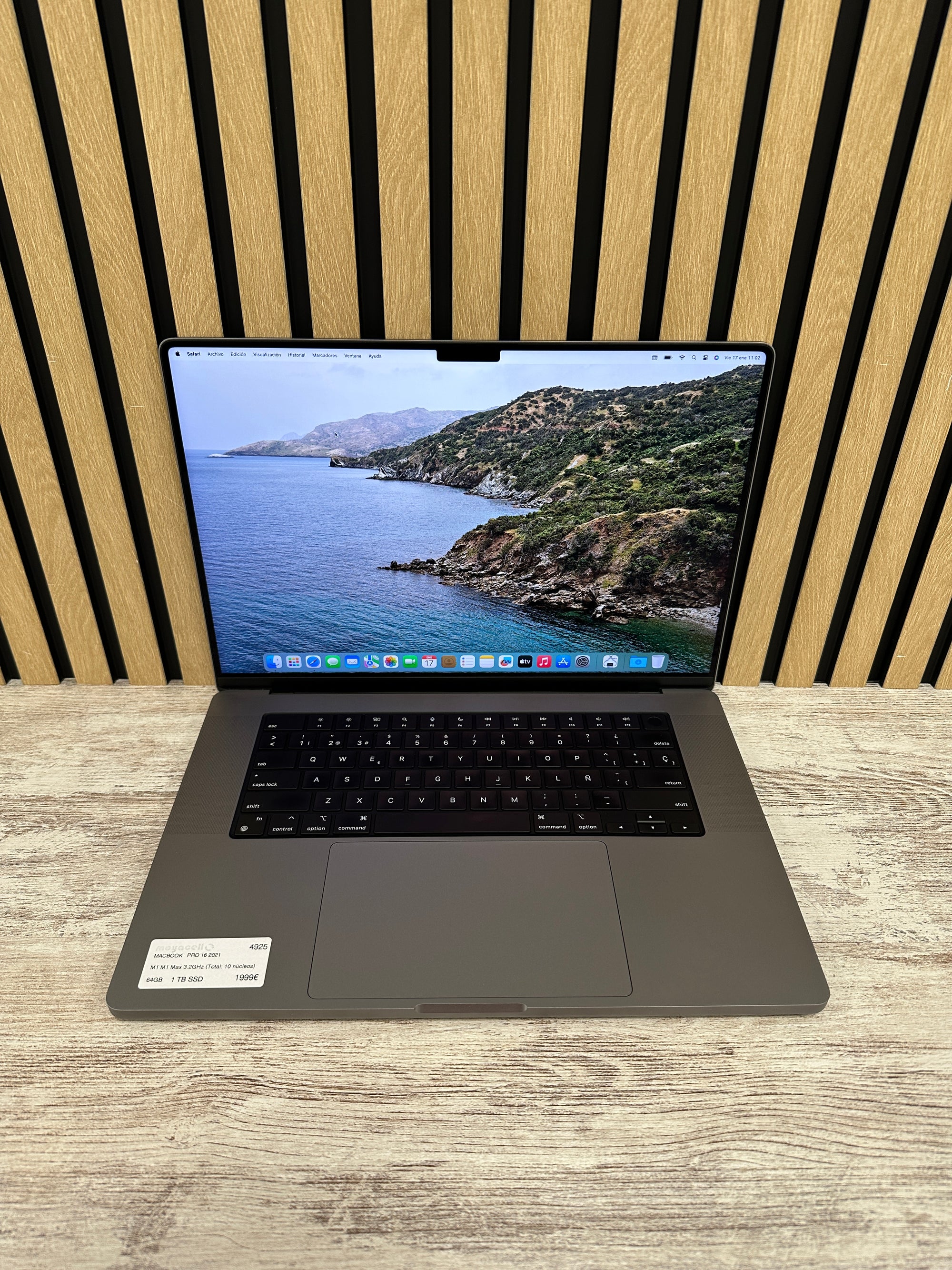 MacBook Pro 16" 2021 M1 Max 64gb 1tb SSD