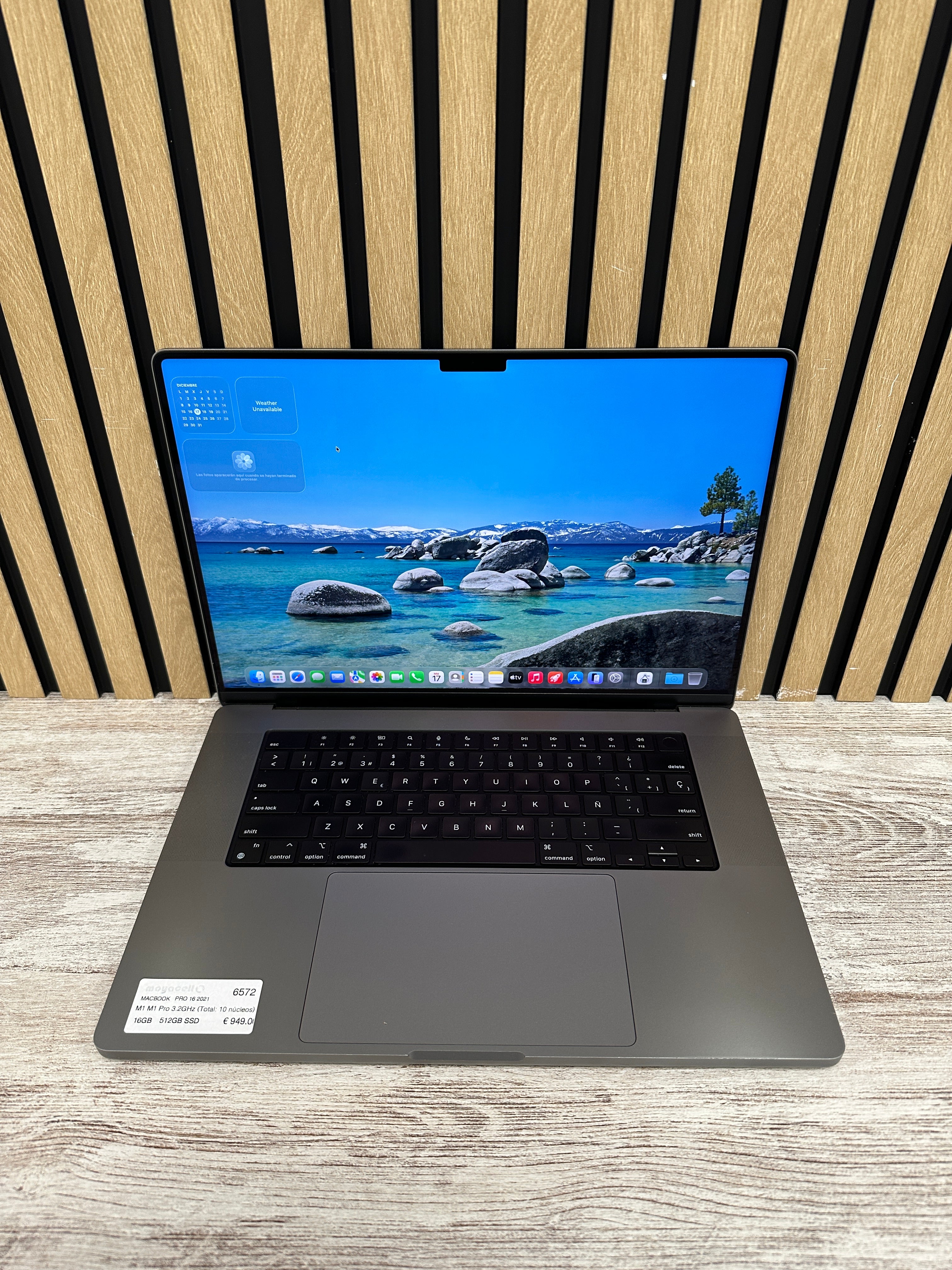 MacBook Pro 16" 2021 M1 PRO 16gb 512gb SSD