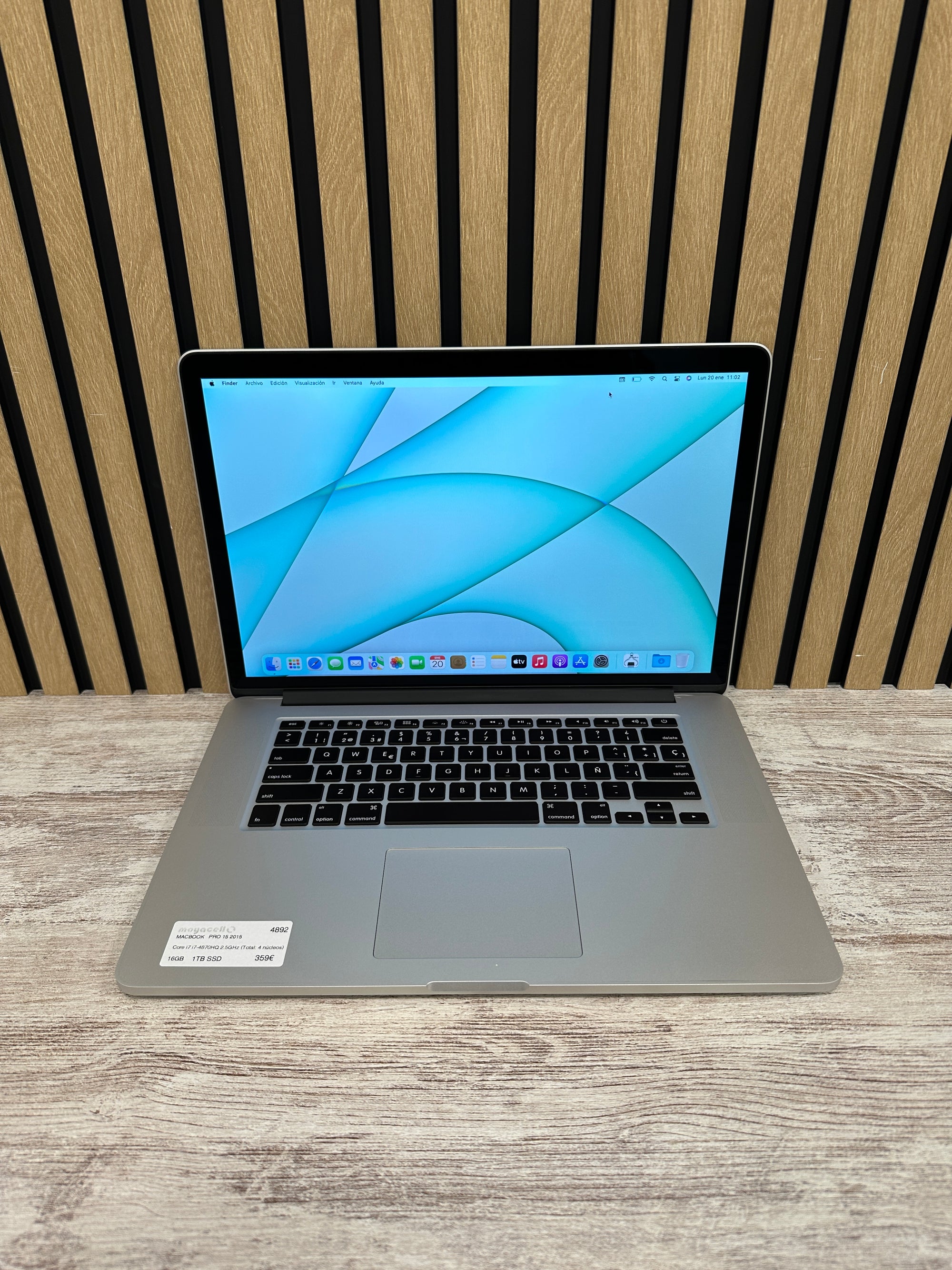 MacBook Pro 15" 2015 i7 16gb 1tb SSD