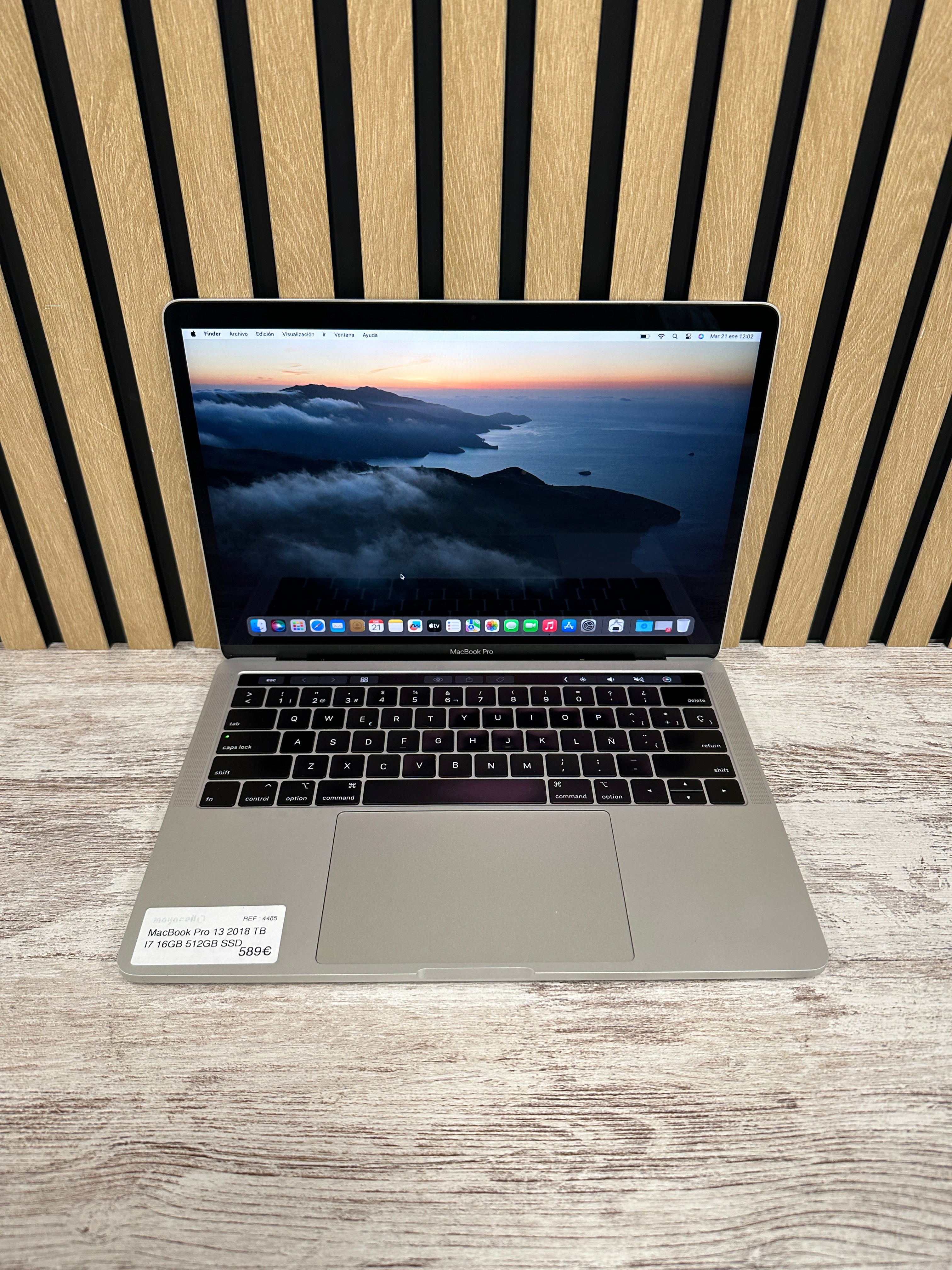 MacBook Pro 13" 2018 TB i7 16gb 512gb SSD