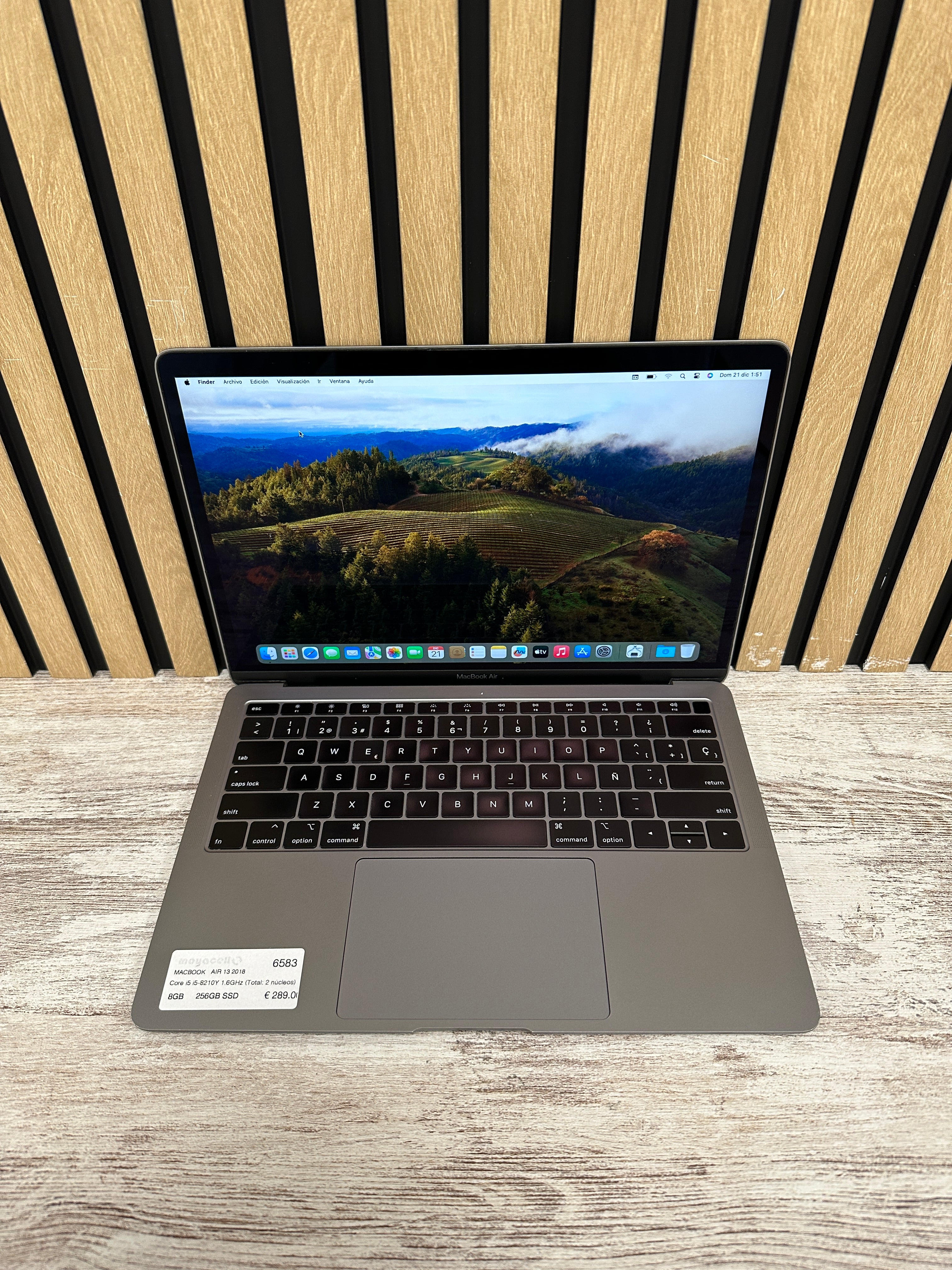 MacBook Air 13" 2018 i5 8gb 256gb SSD