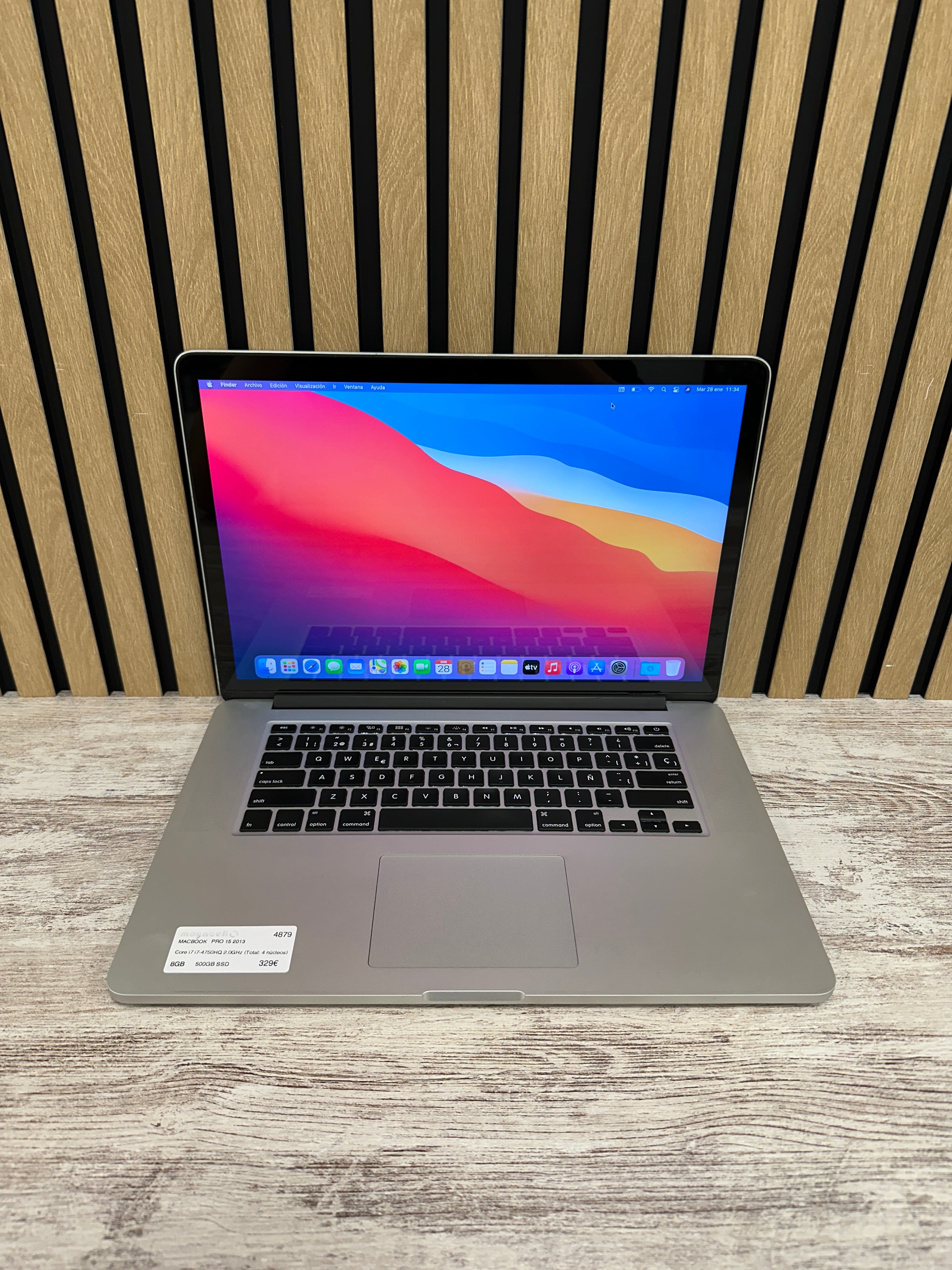 MacBook Pro 15" 2013 i7 8gb 500gb SSD