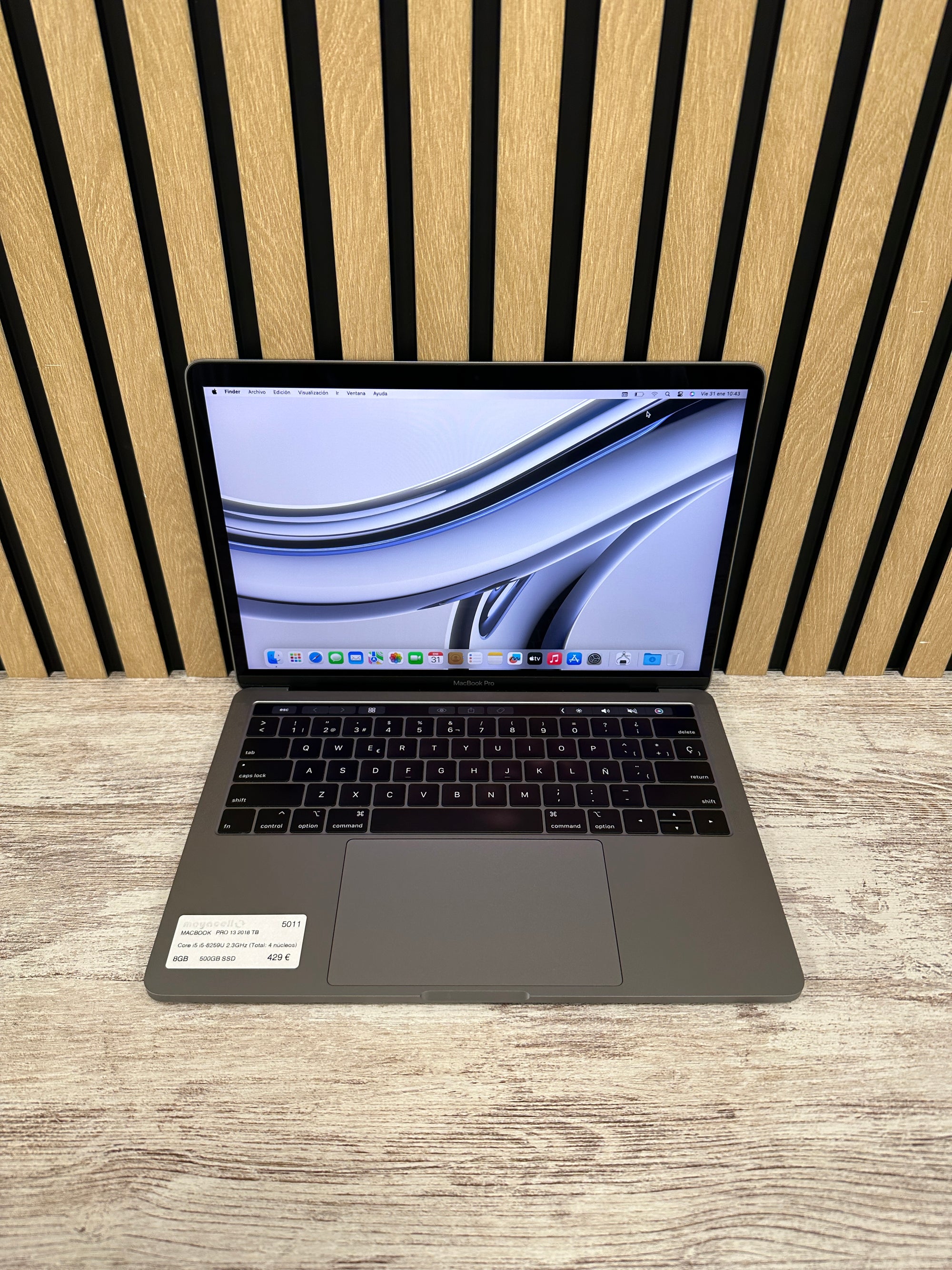 MacBook Pro 13" 2018 TB i5 8gb 500gb SSD