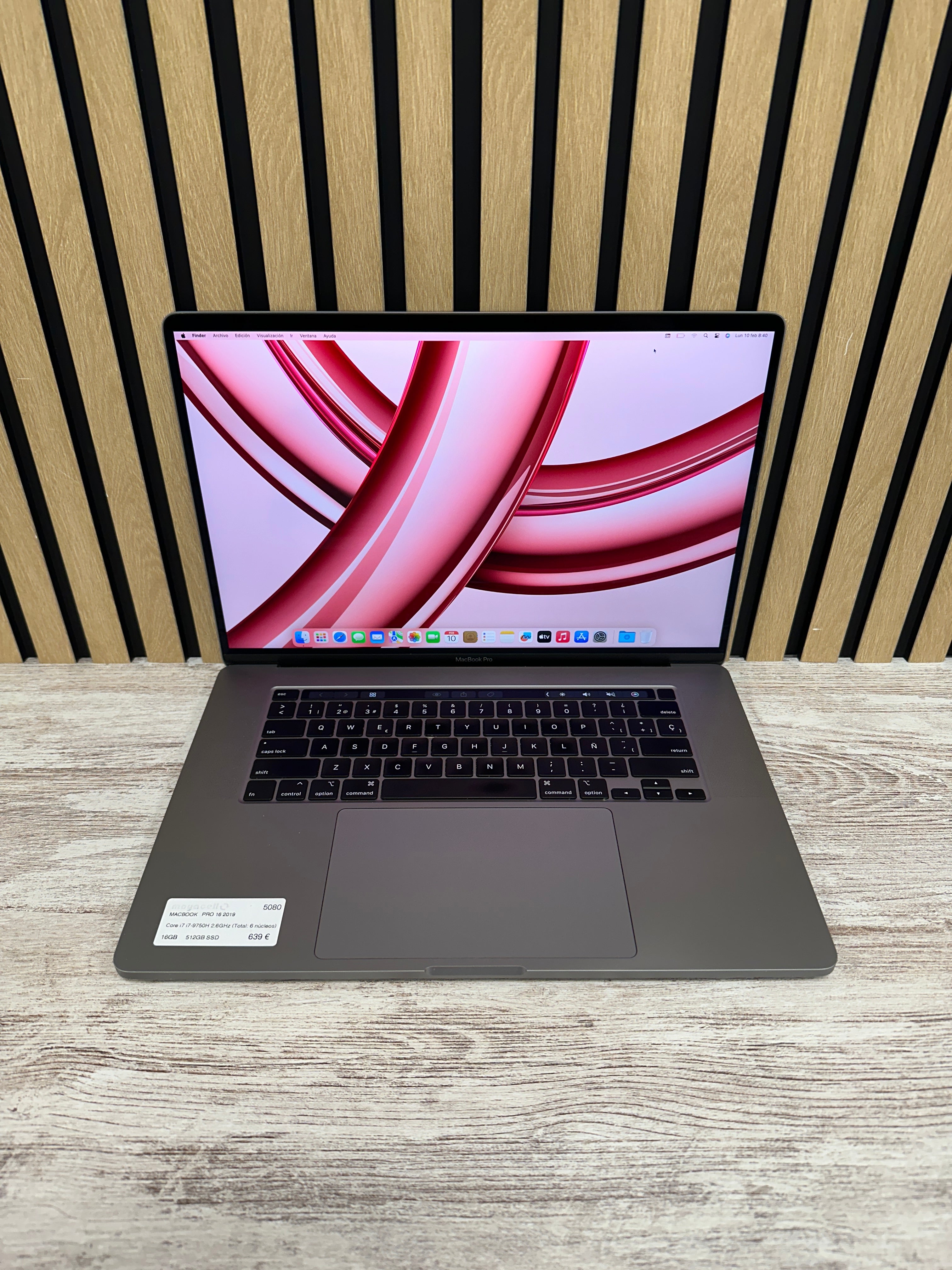 MacBook Pro 16" 2019 i7 16gb 512gb SSD