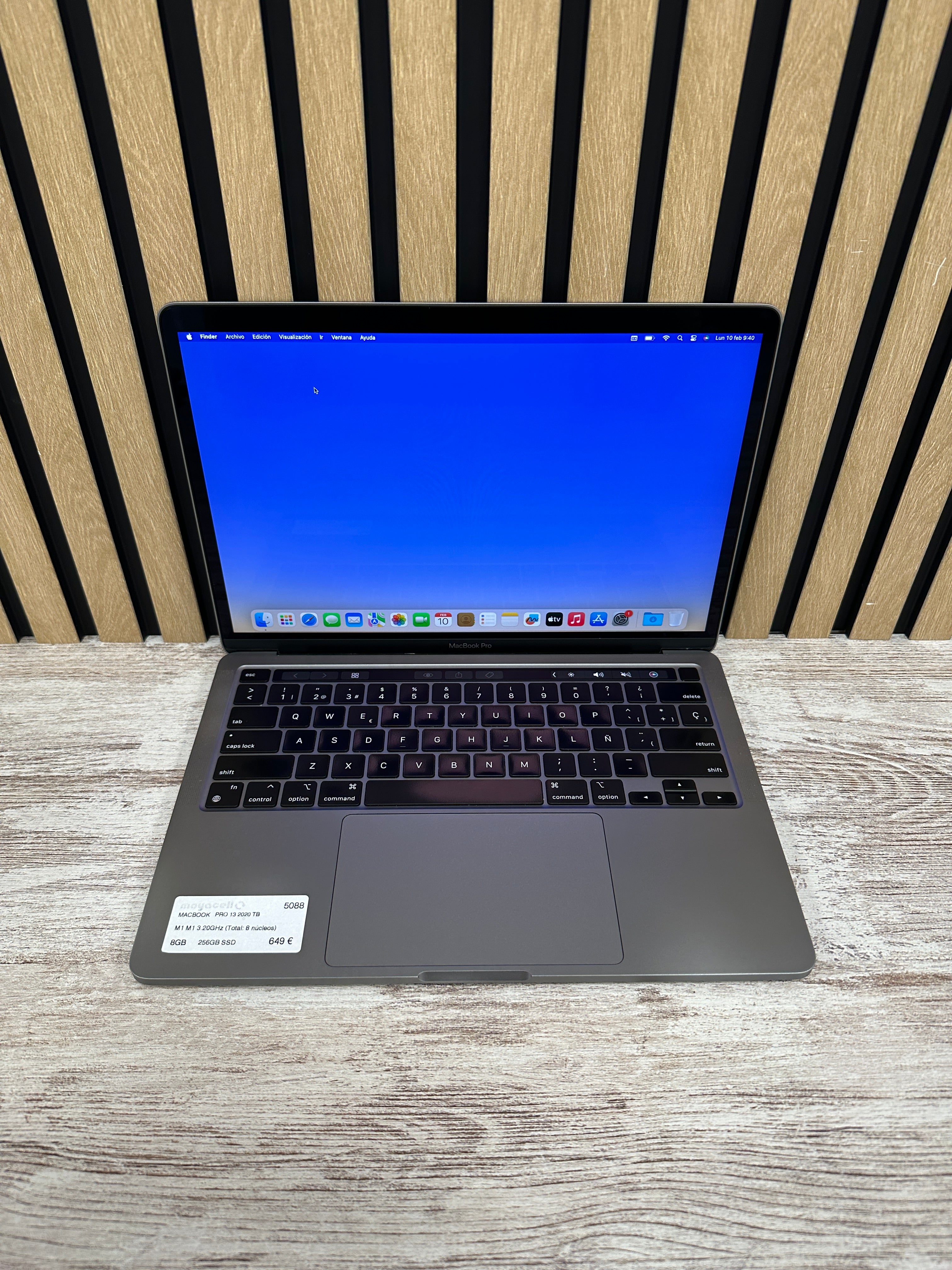 MacBook Pro 13" 2020 TB M1 8gb 256gb SSD