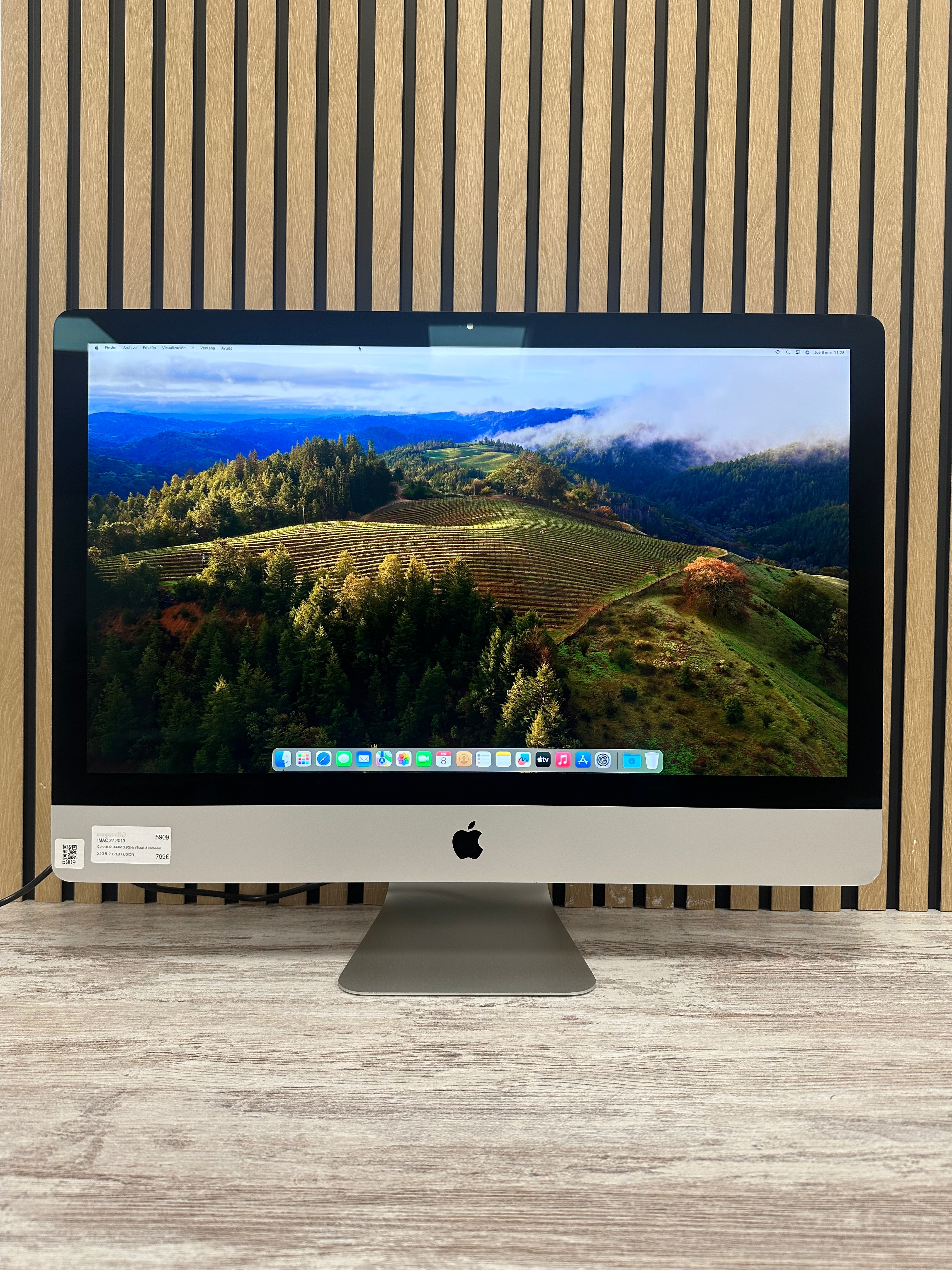 iMac 27" 2019 i9 24gb 2.12tb Fusion