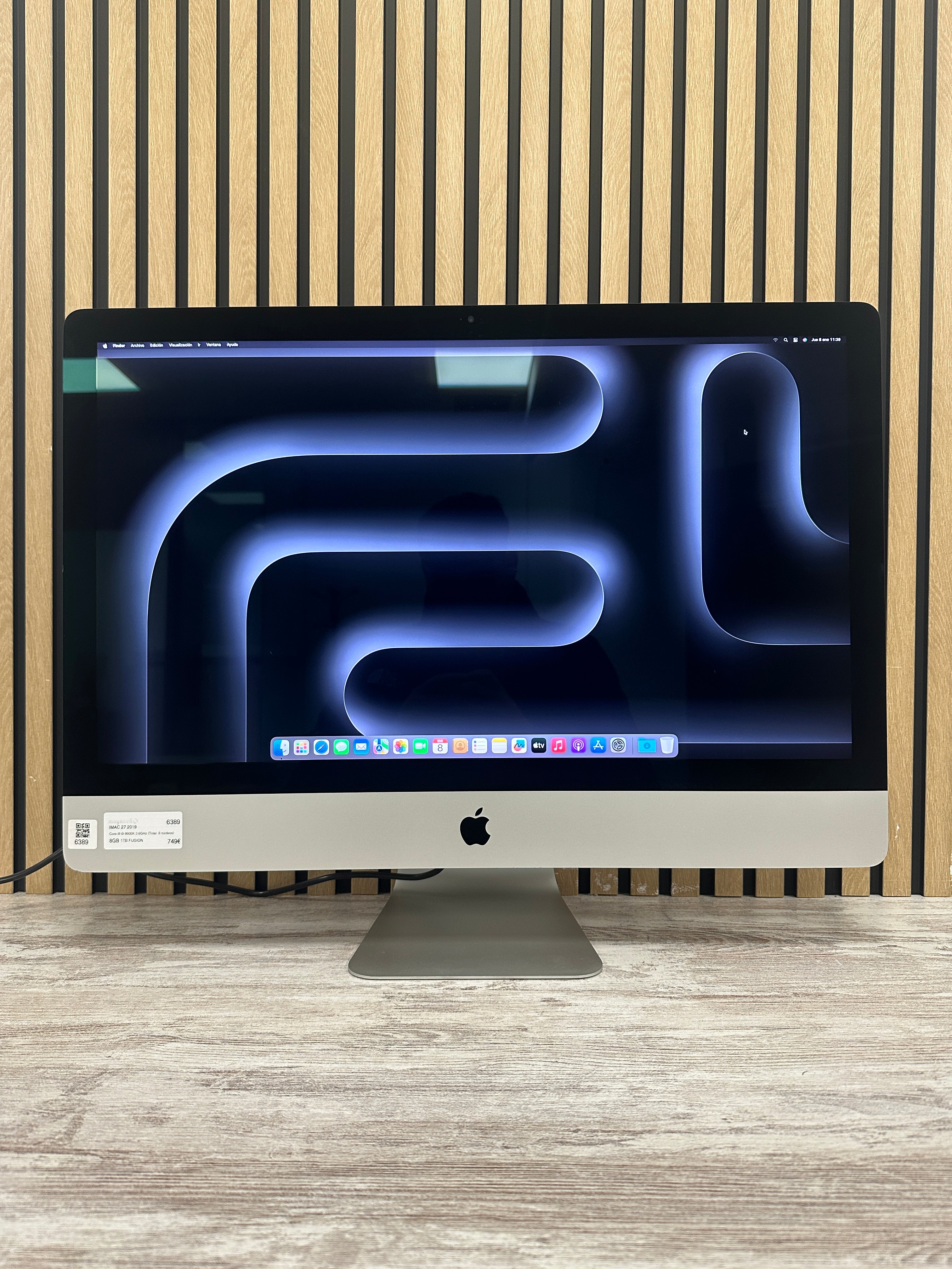 iMac 27" 2019 i9 8gb 1tb Fusion