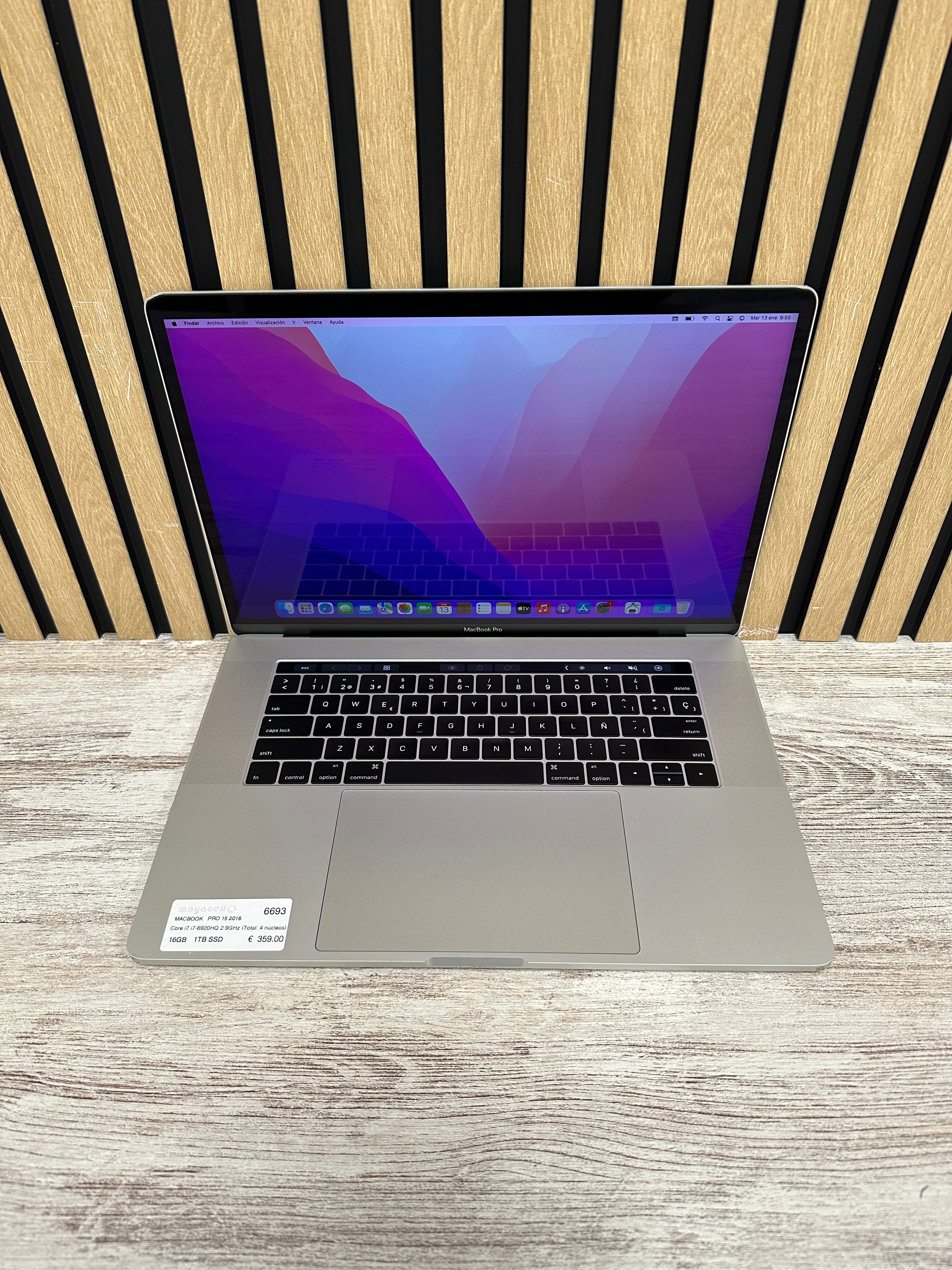 MacBook Pro 15" 2016 i7 16gb 1tb SSD
