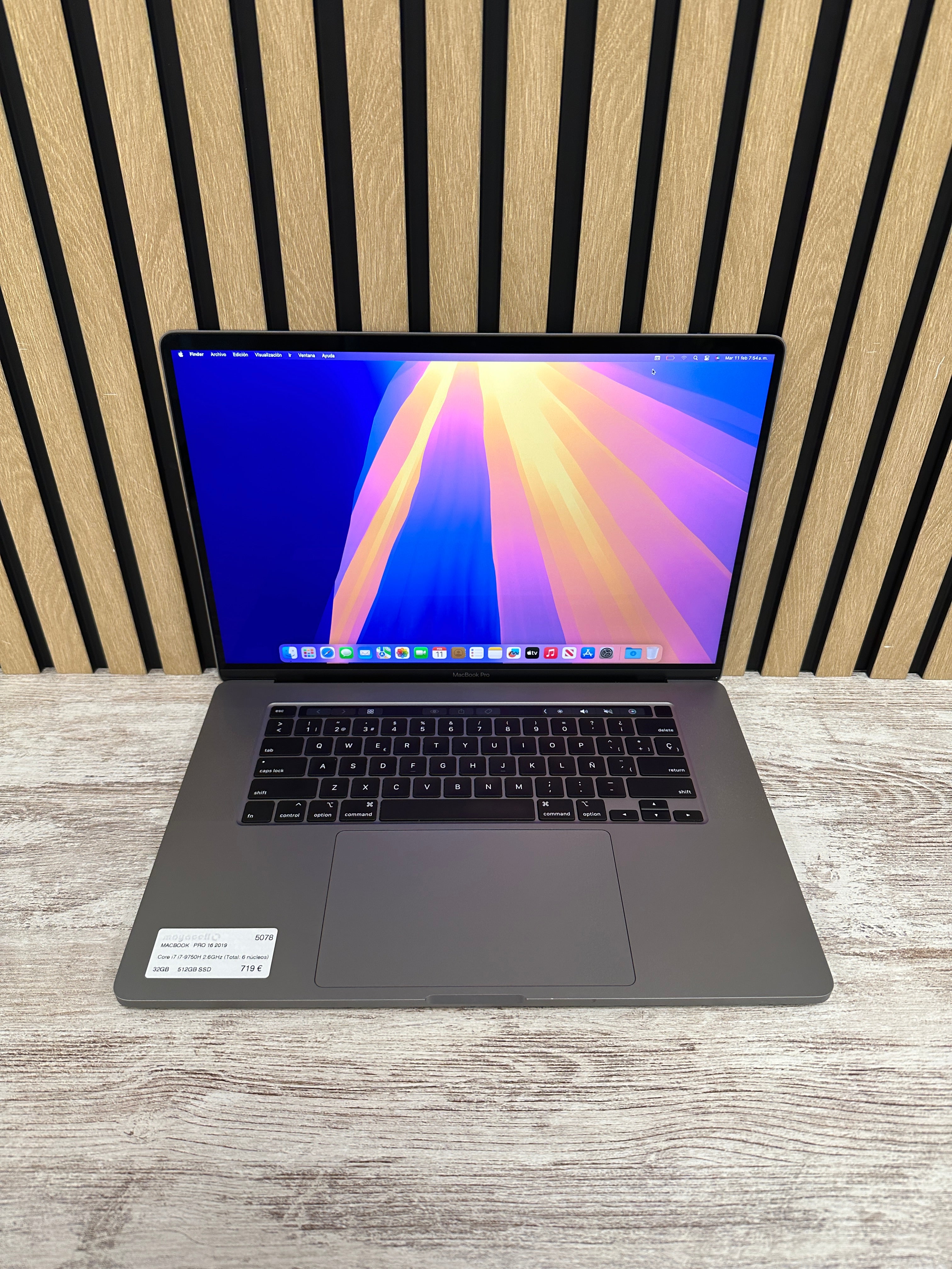 MacBook Pro 16" 2019 i7 32gb 512gb SSD