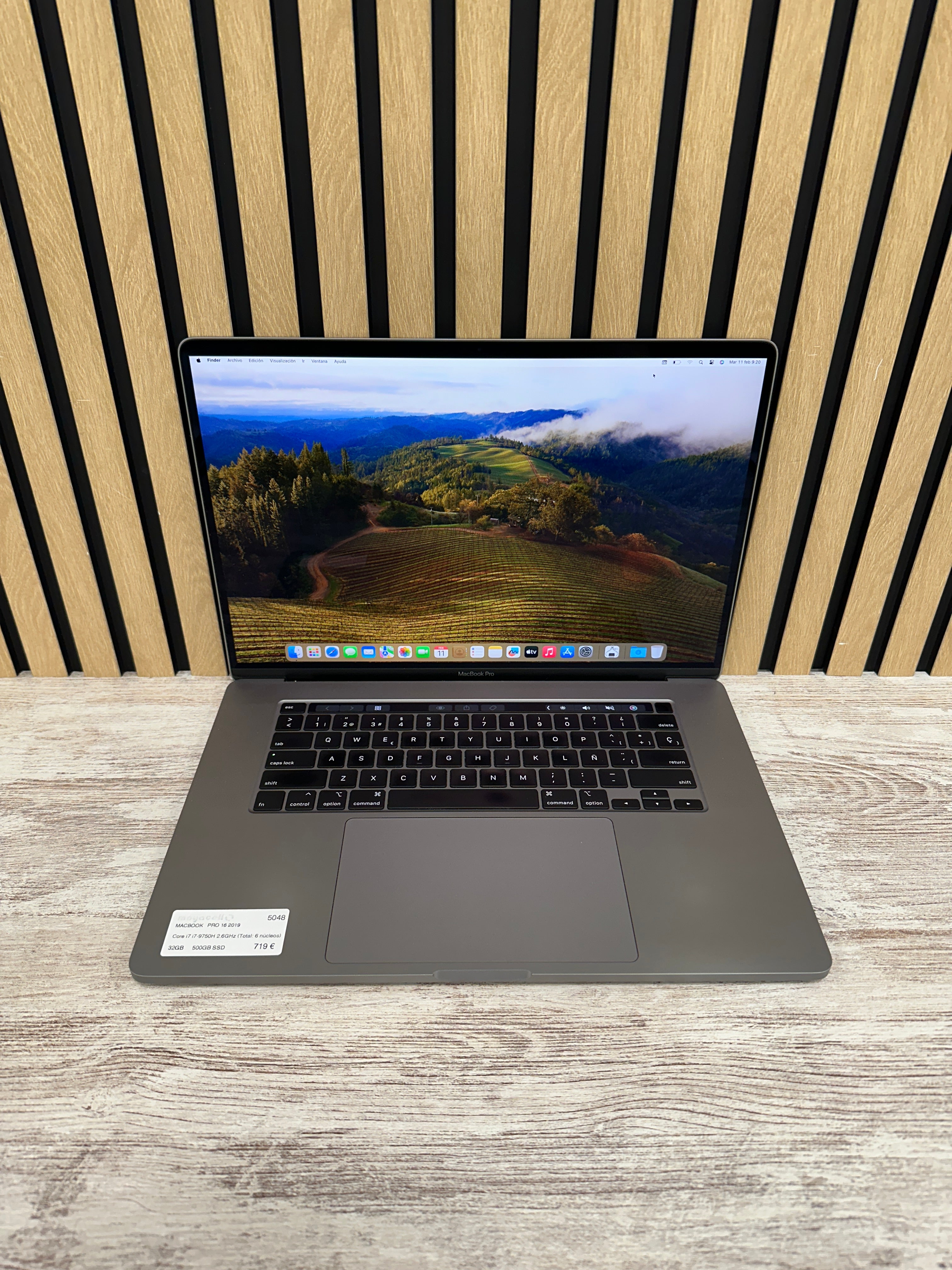 MacBook Pro 16" 2019 i7 32gb 500gb SSD