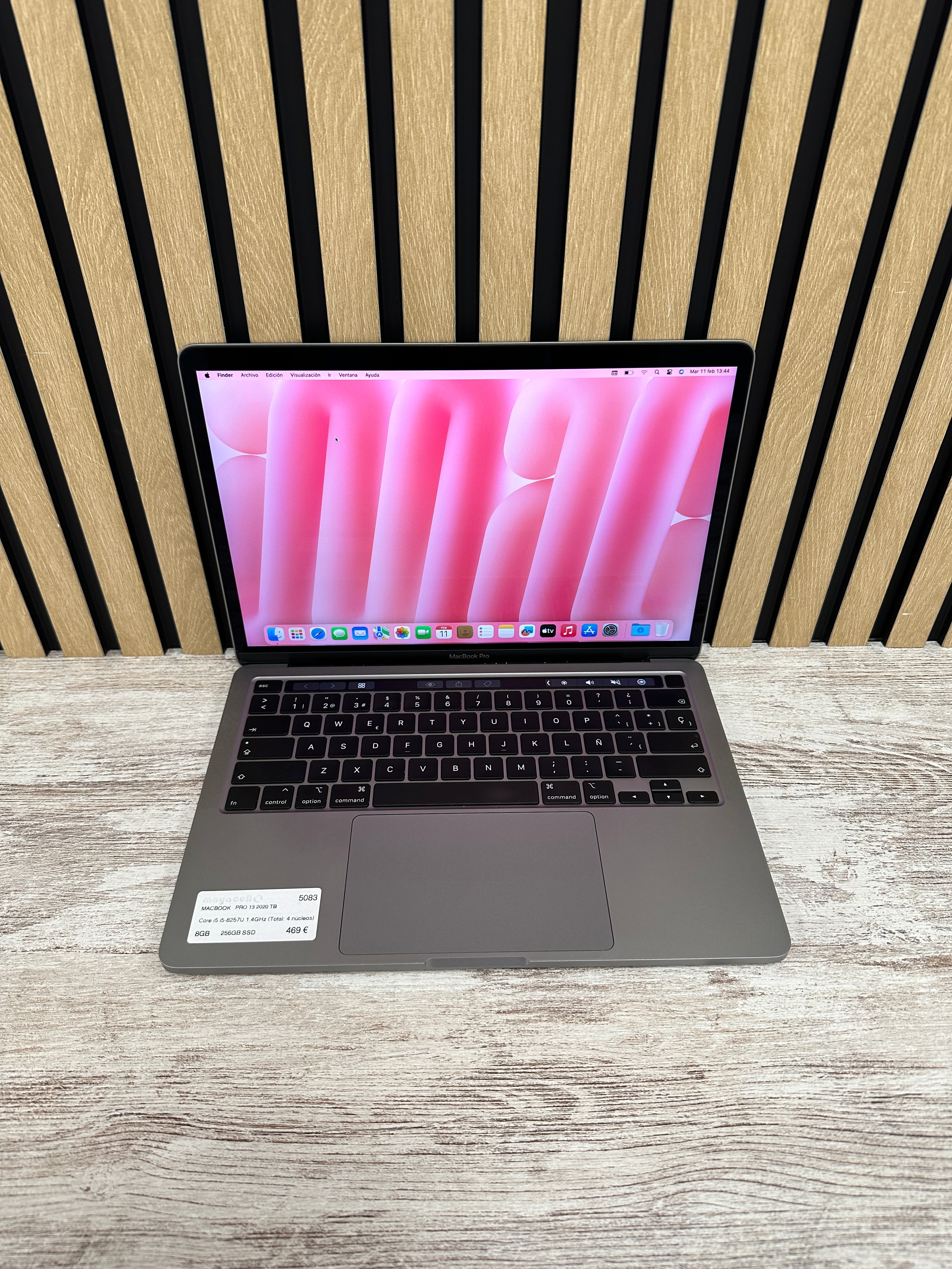 MacBook Pro 13" 2020 TB i5 8gb 256gb SSD