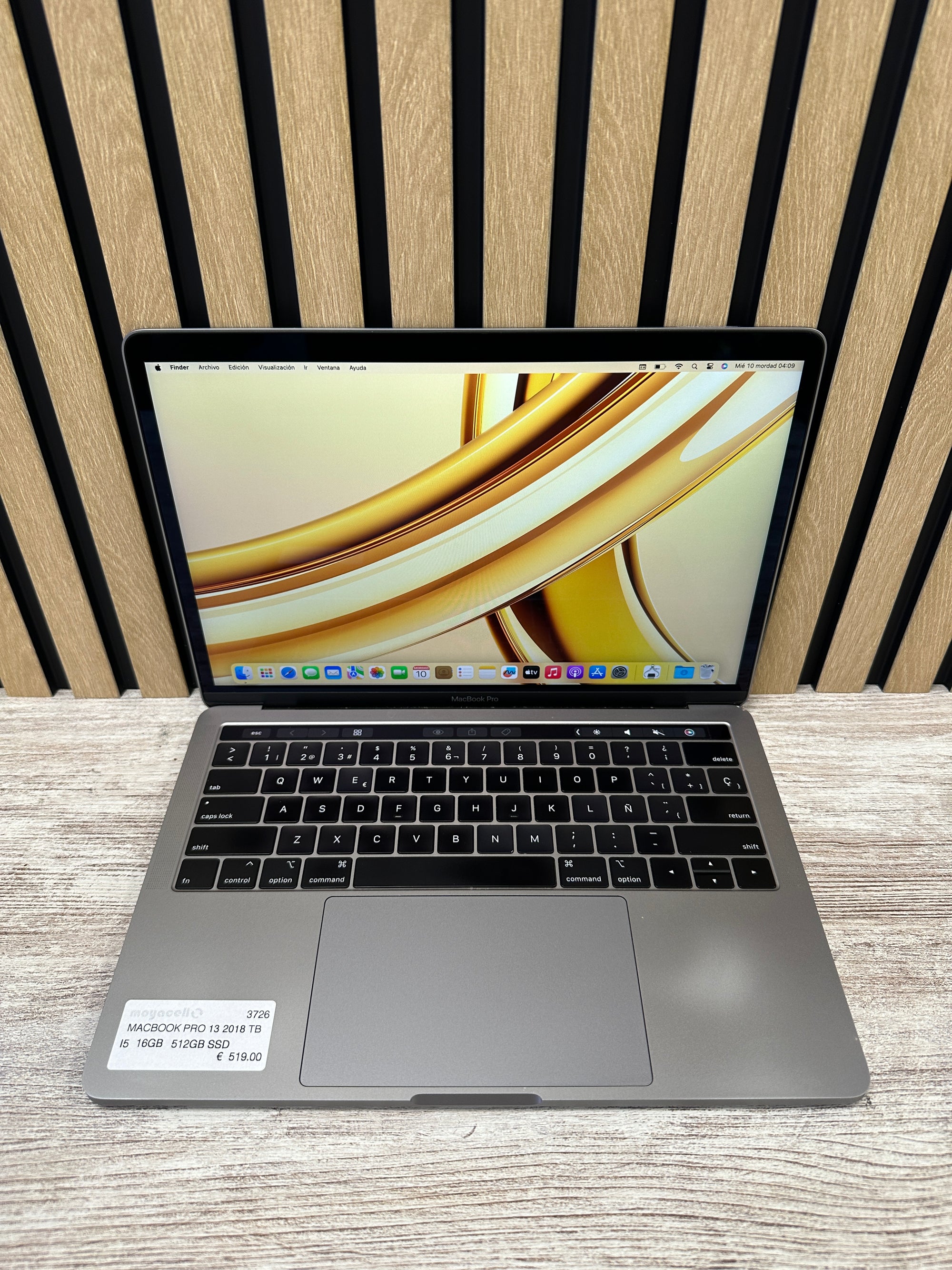 MacBook Pro 13" 2018 TB i5 16gb 512gb SSD