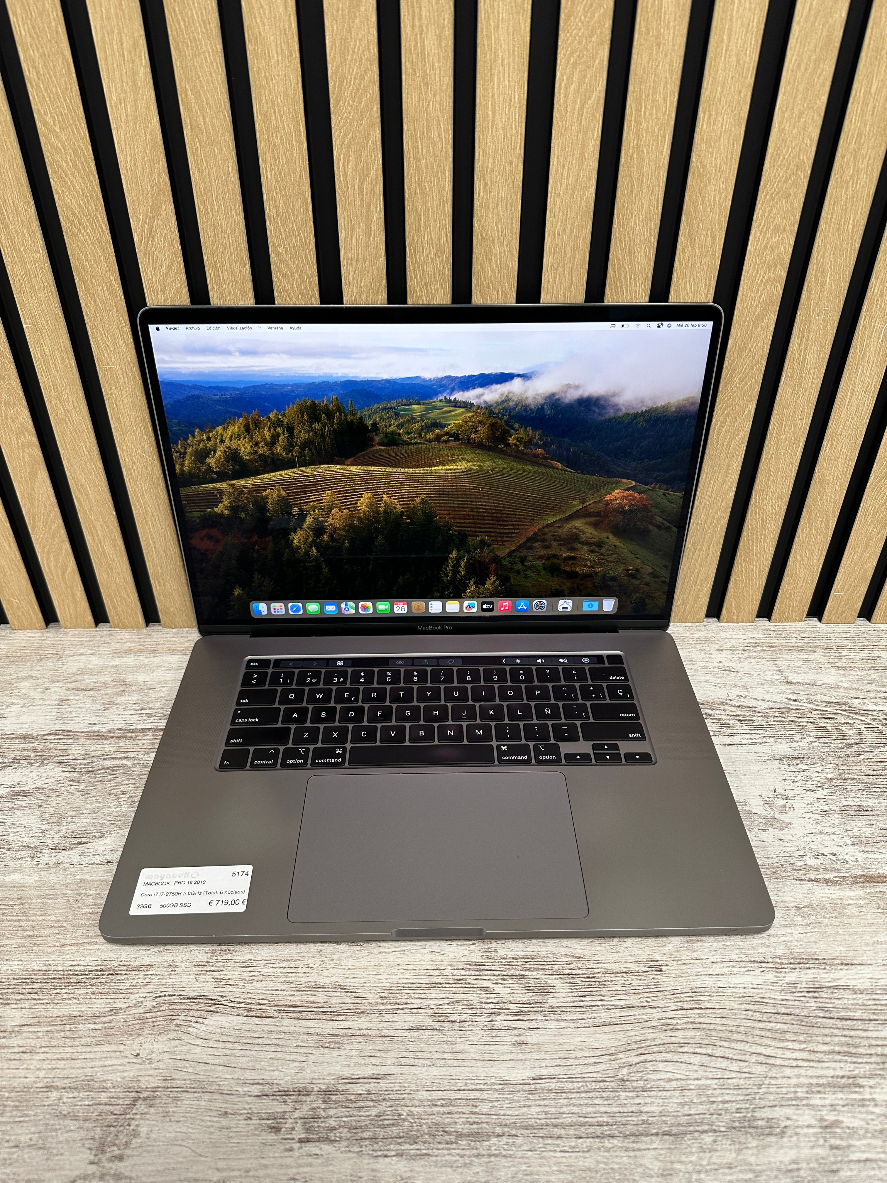 MacBook Pro 16" 2019 i7 32gb 500gb SSD