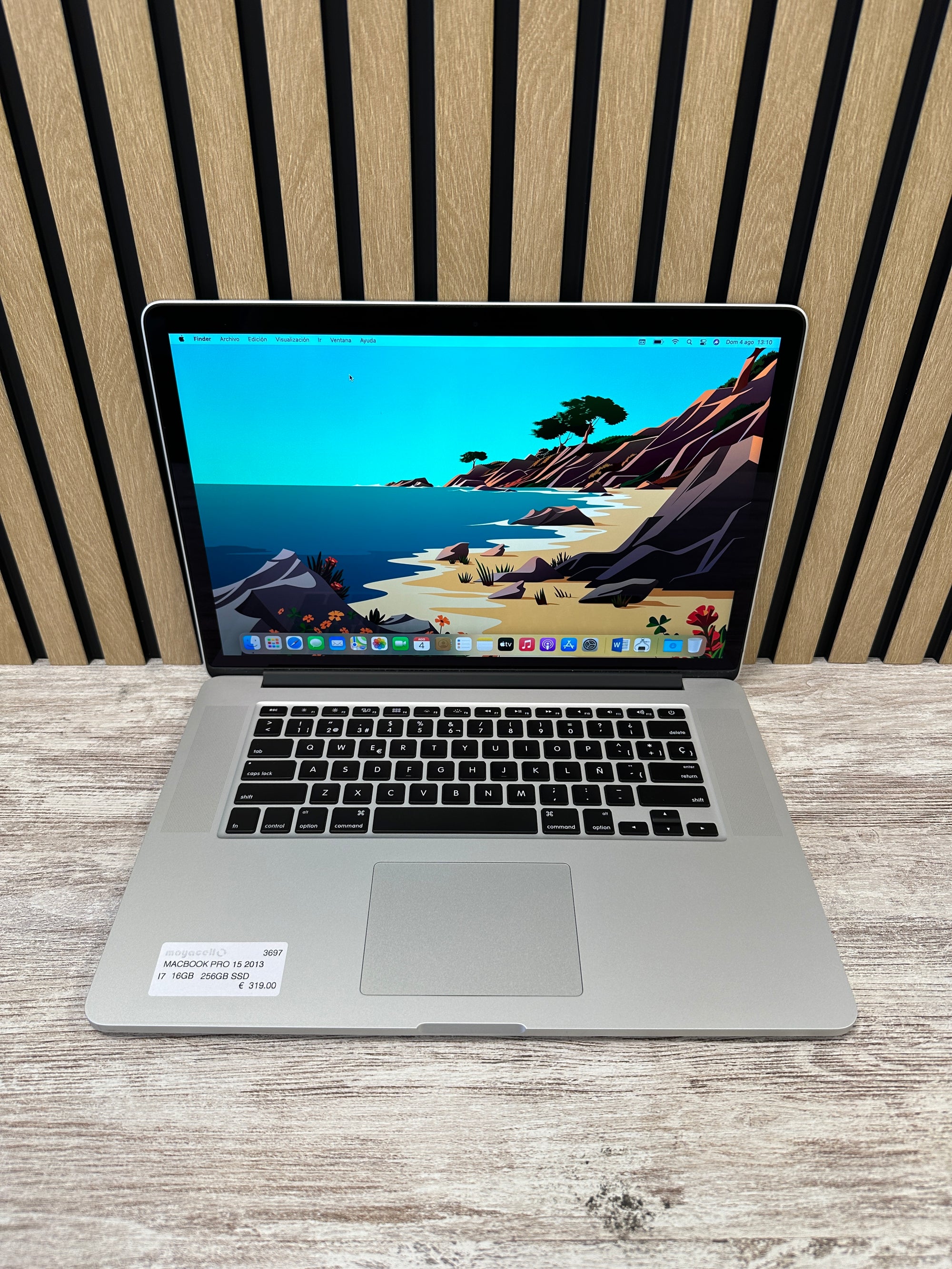 MacBook Pro 15" 2013 i7 16gb 256gb SSD