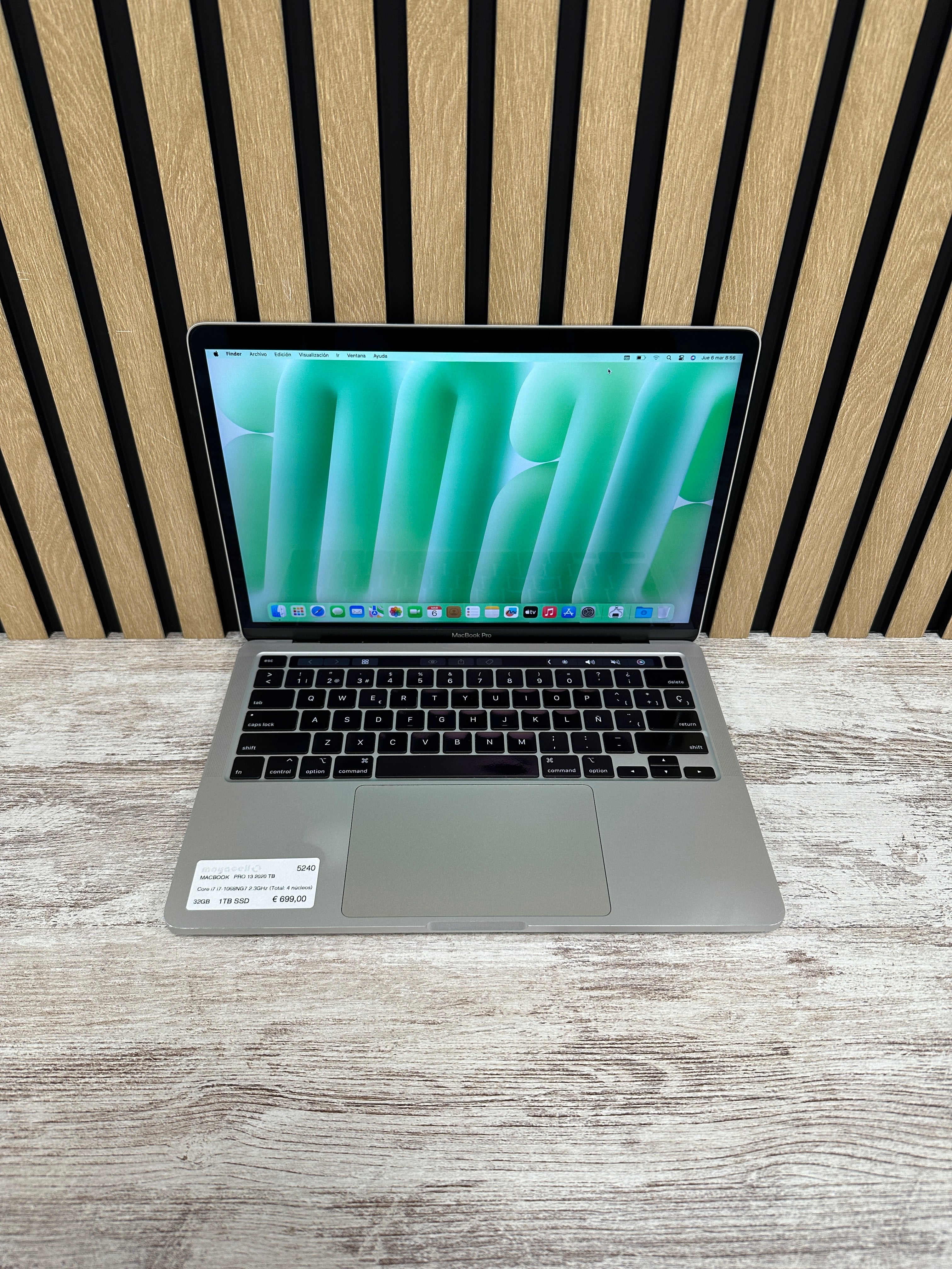 MacBook Pro 13" 2020 TB i7 32gb 1tb SSD