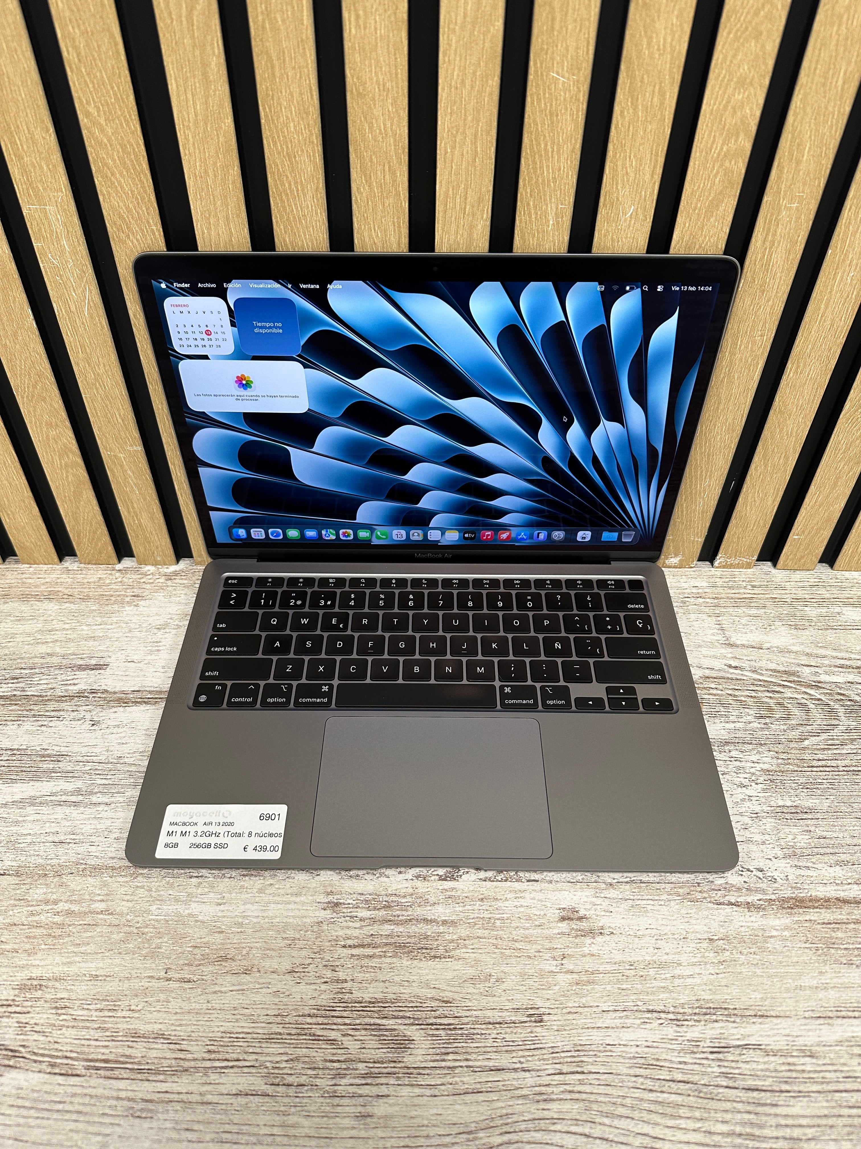 MacBook Air 13" 2020 M1 8gb 256gb SSD